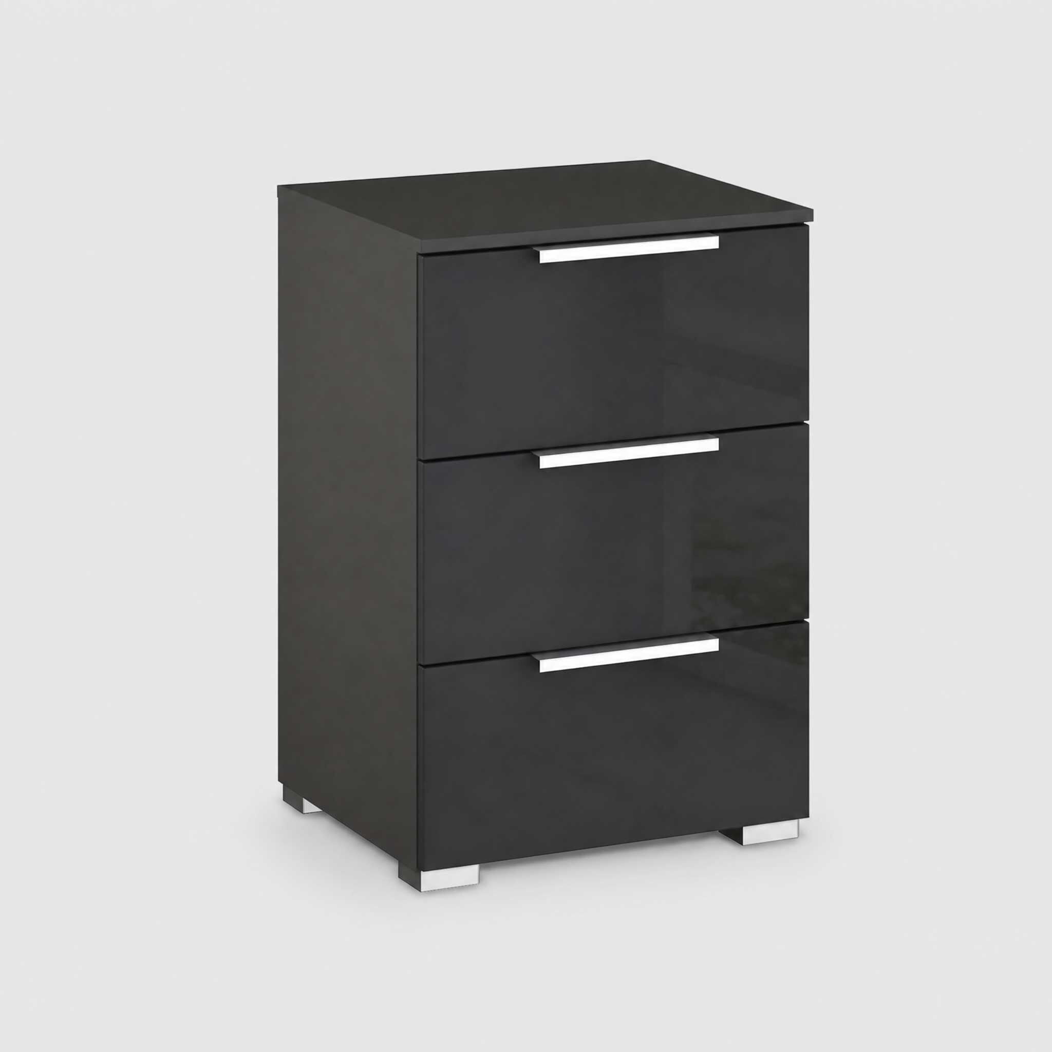 Atlanta 3 drawer bedside table