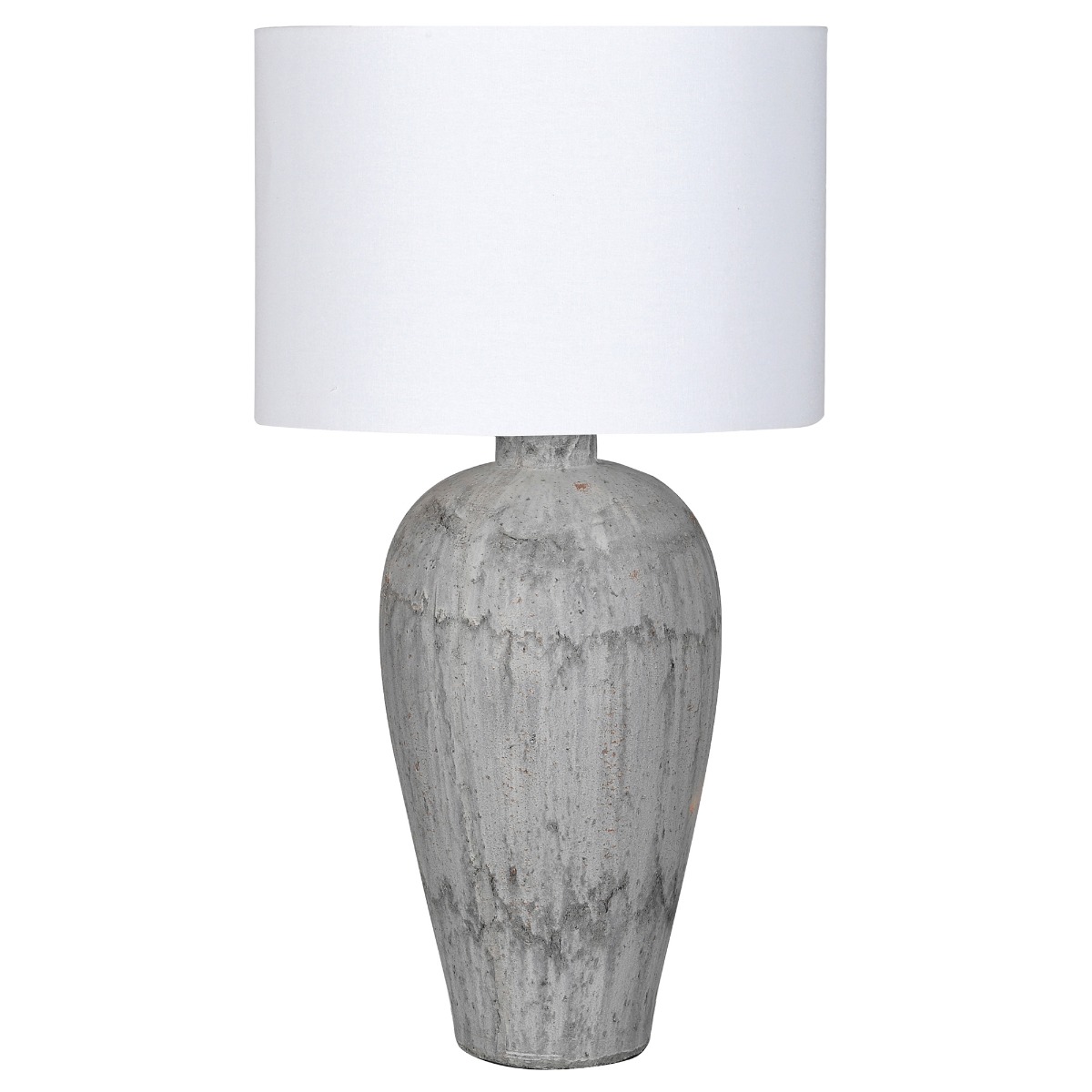 Grey Ceramic Table Lamp | Barker & Stonehouse