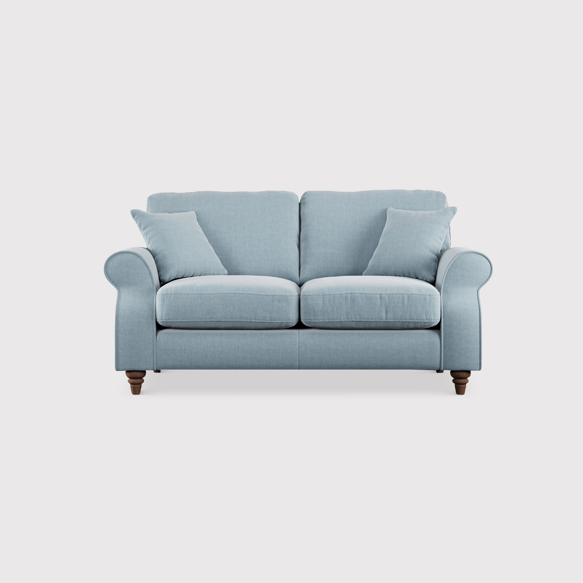 Hattie 2 Seater Sofa, Blue Fabric | Barker & Stonehouse