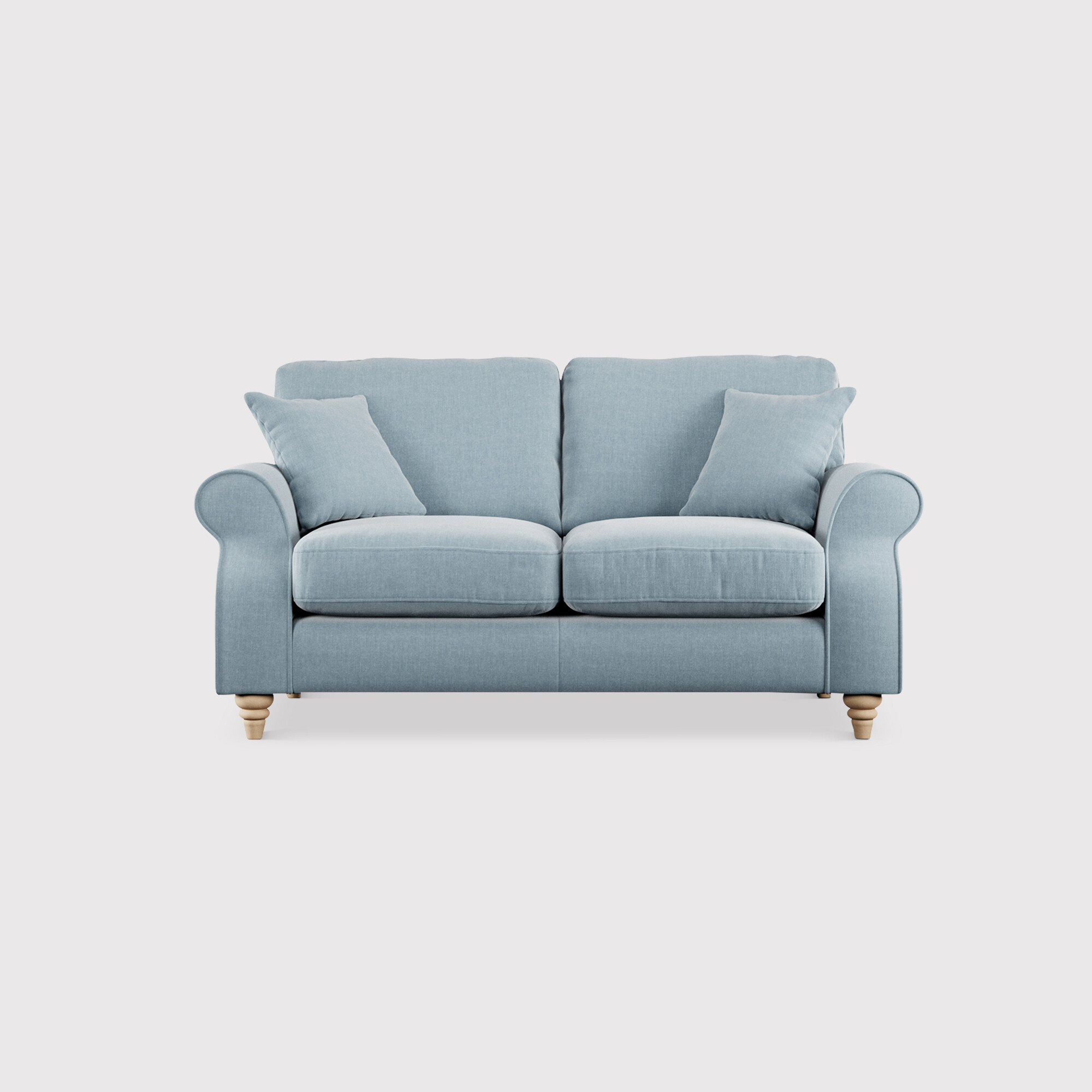 Hattie 2 Seater Sofa, Blue Fabric | Barker & Stonehouse