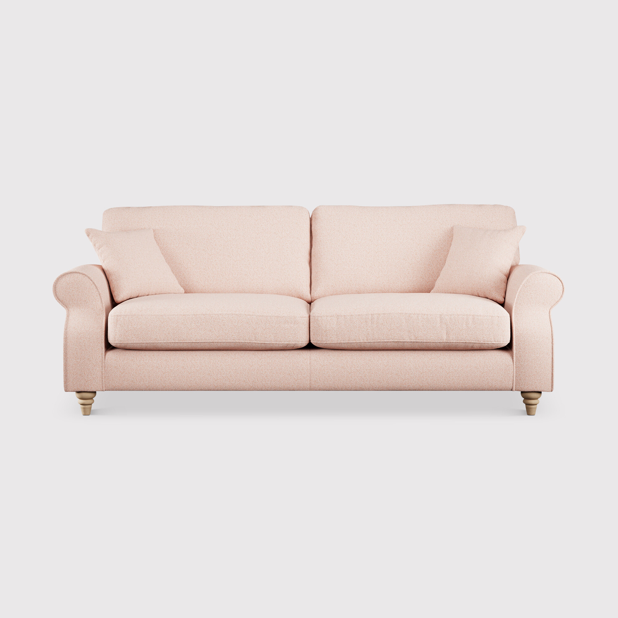 Hattie 4 Seater Sofa, Pink Fabric | Barker & Stonehouse