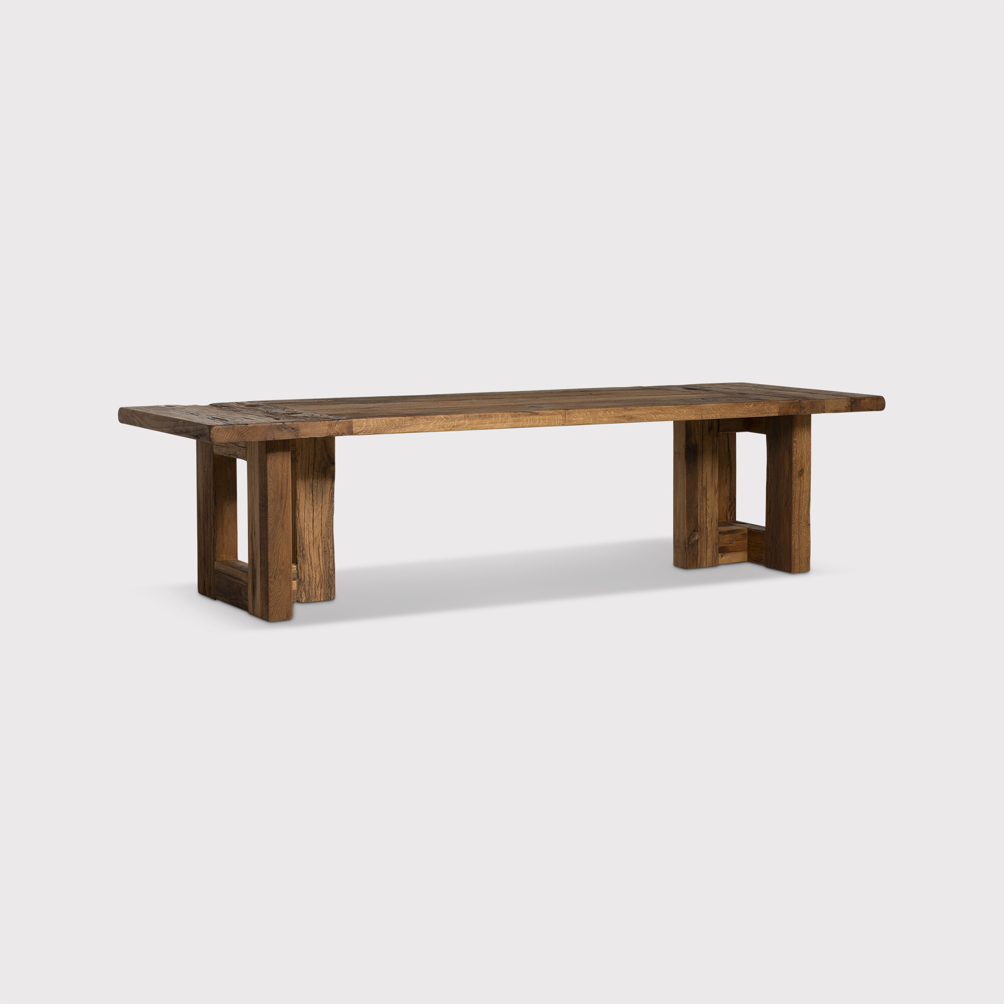 View Yosemite long table 300x105x75cm in brown oak View Yosemite long table 300x105x75cm in brown oak