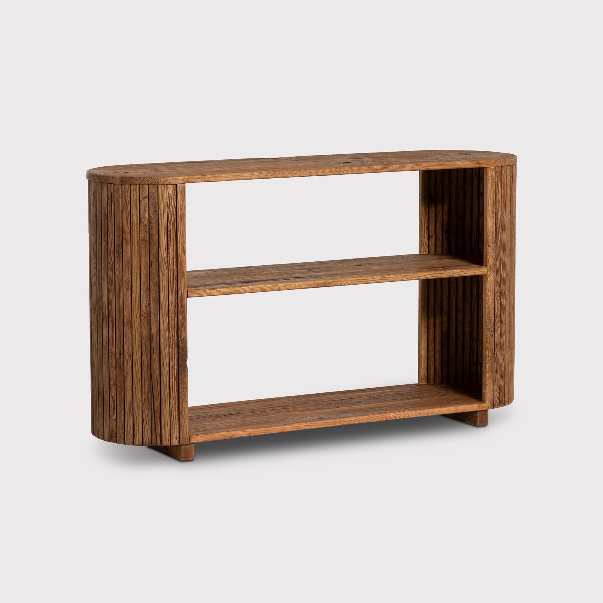 View Argyll console table 140x40x81cm in brown oak View Argyll console table 140x40x81cm in brown oak