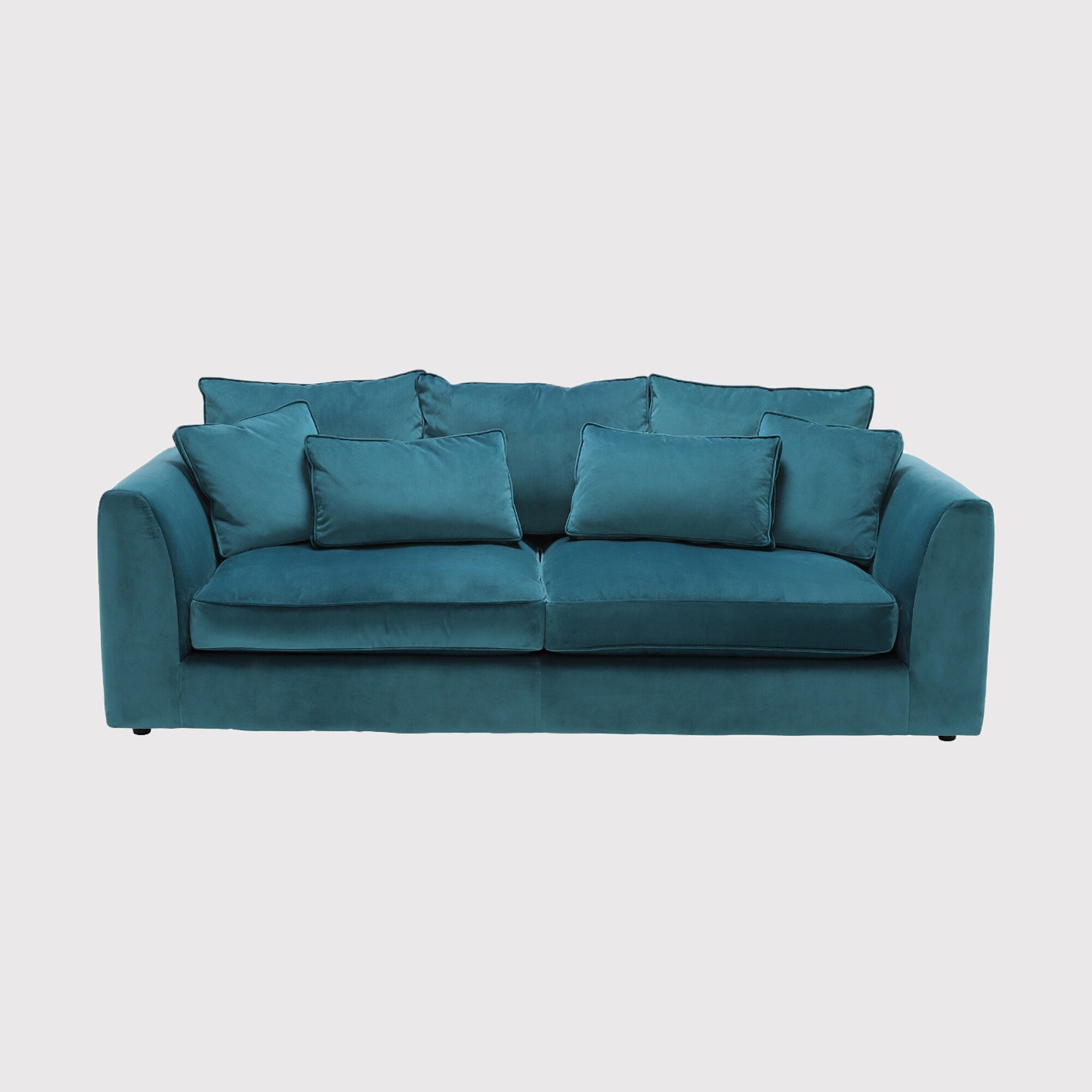Harrington Large Sofa, Teal Fabric | Barker & Stonehouse