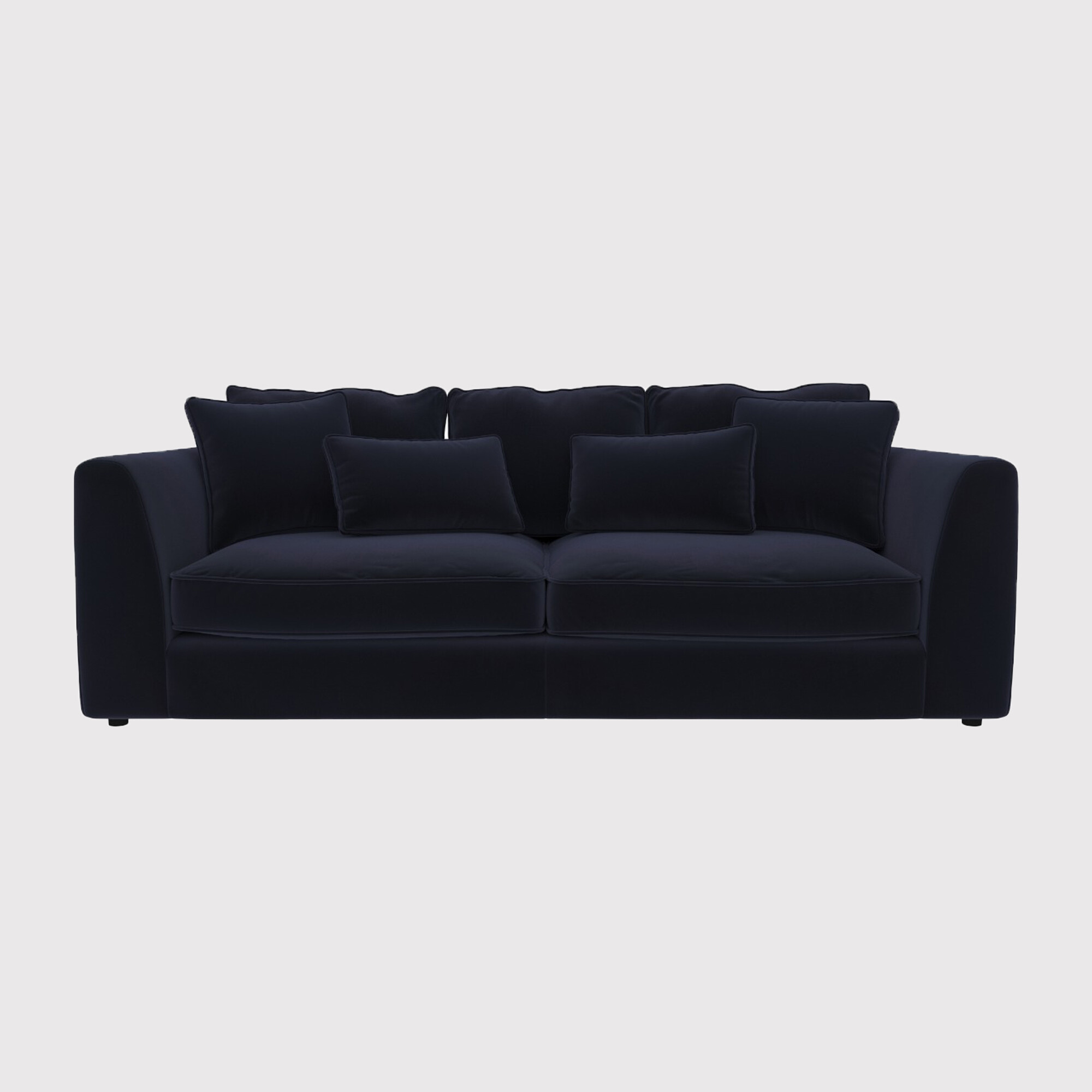 Harrington Large Sofa, Purple Fabric | Barker & Stonehouse