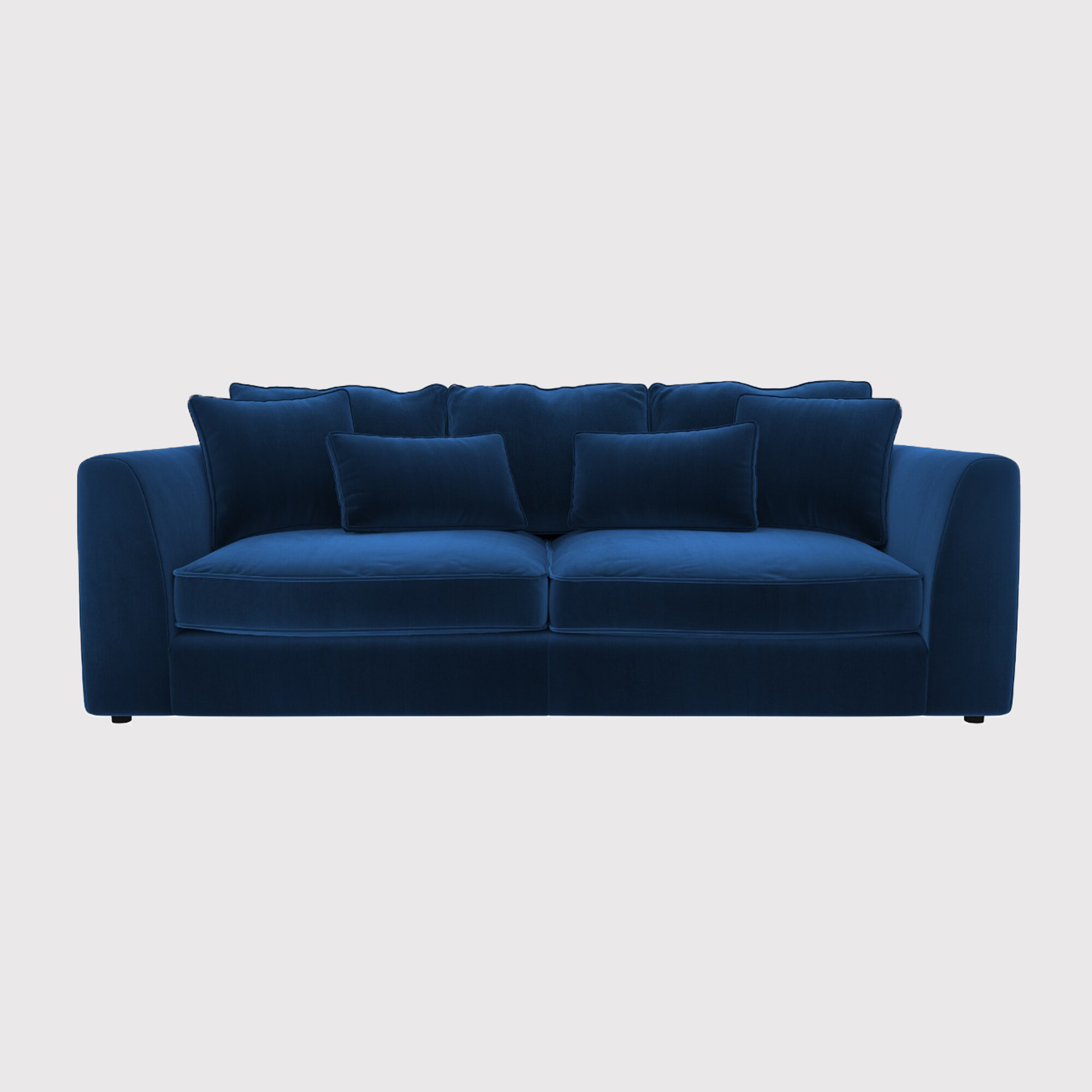 Harrington Large Sofa, Blue Fabric | Barker & Stonehouse
