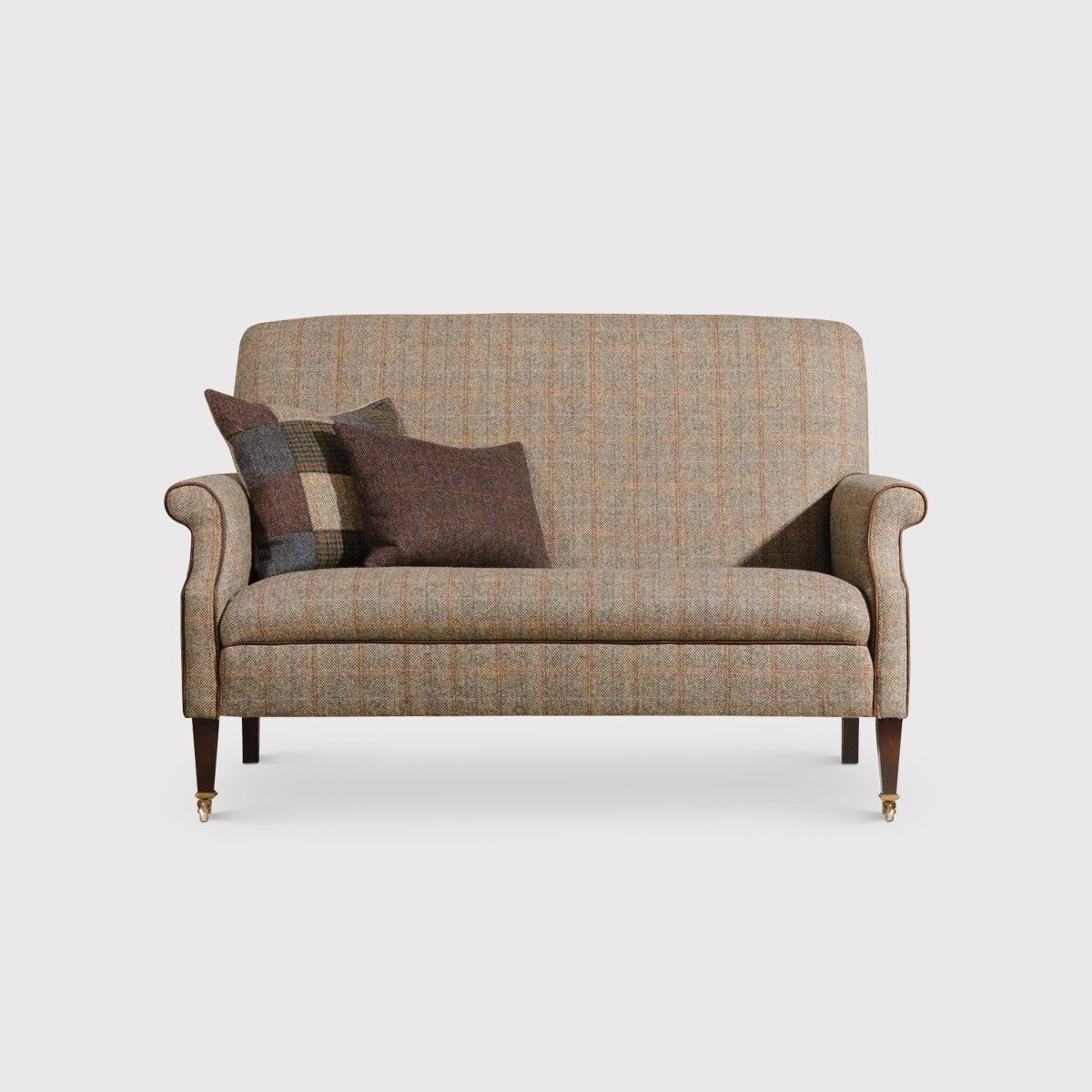 Tetrad Harris Tweed Bowmore Highback Compact 2 Seater Sofa Fabric | Barker & Stonehouse
