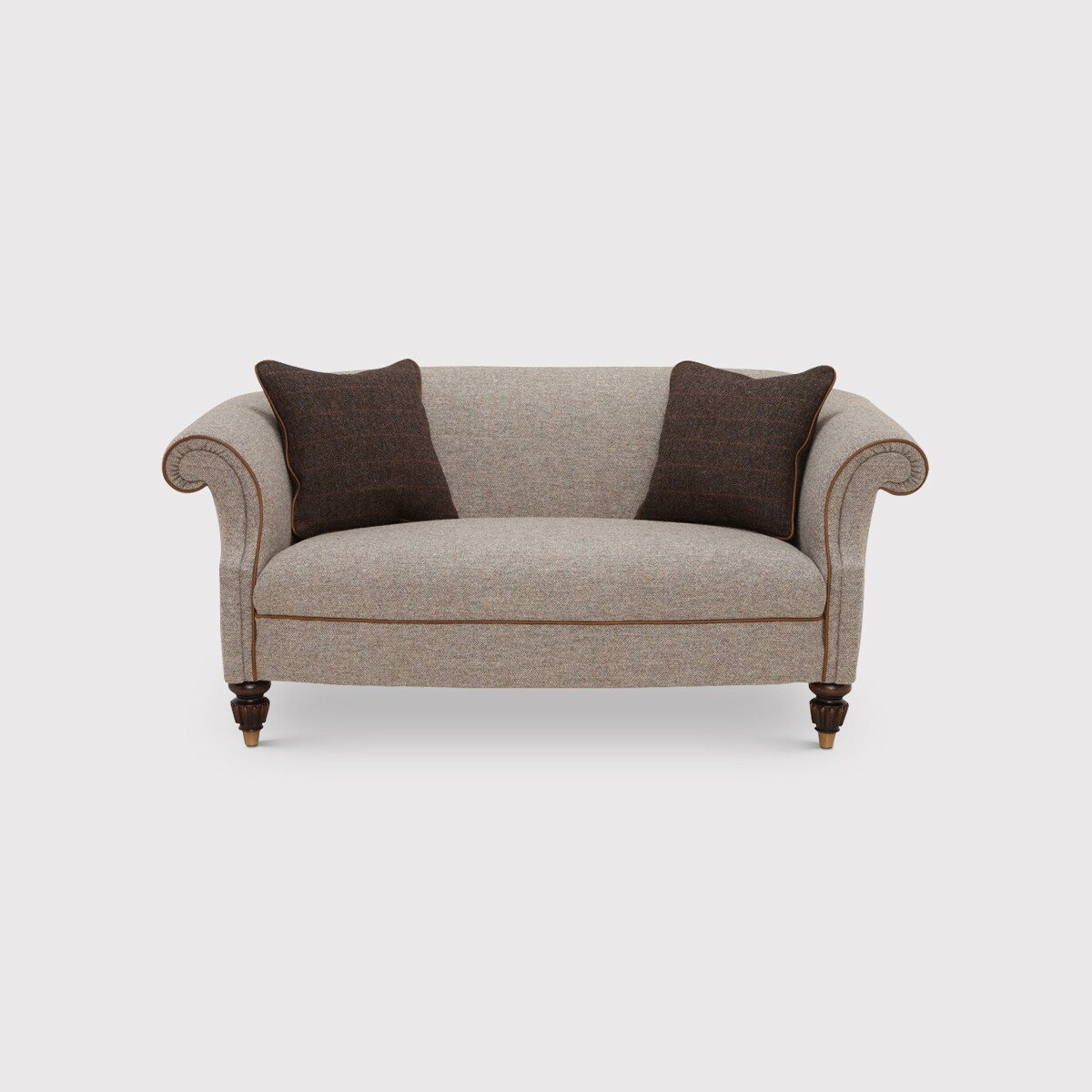 Tetrad Harris Tweed Bowmore Petit 1.5 Seater Sofa, Neutral Fabric | Barker & Stonehouse