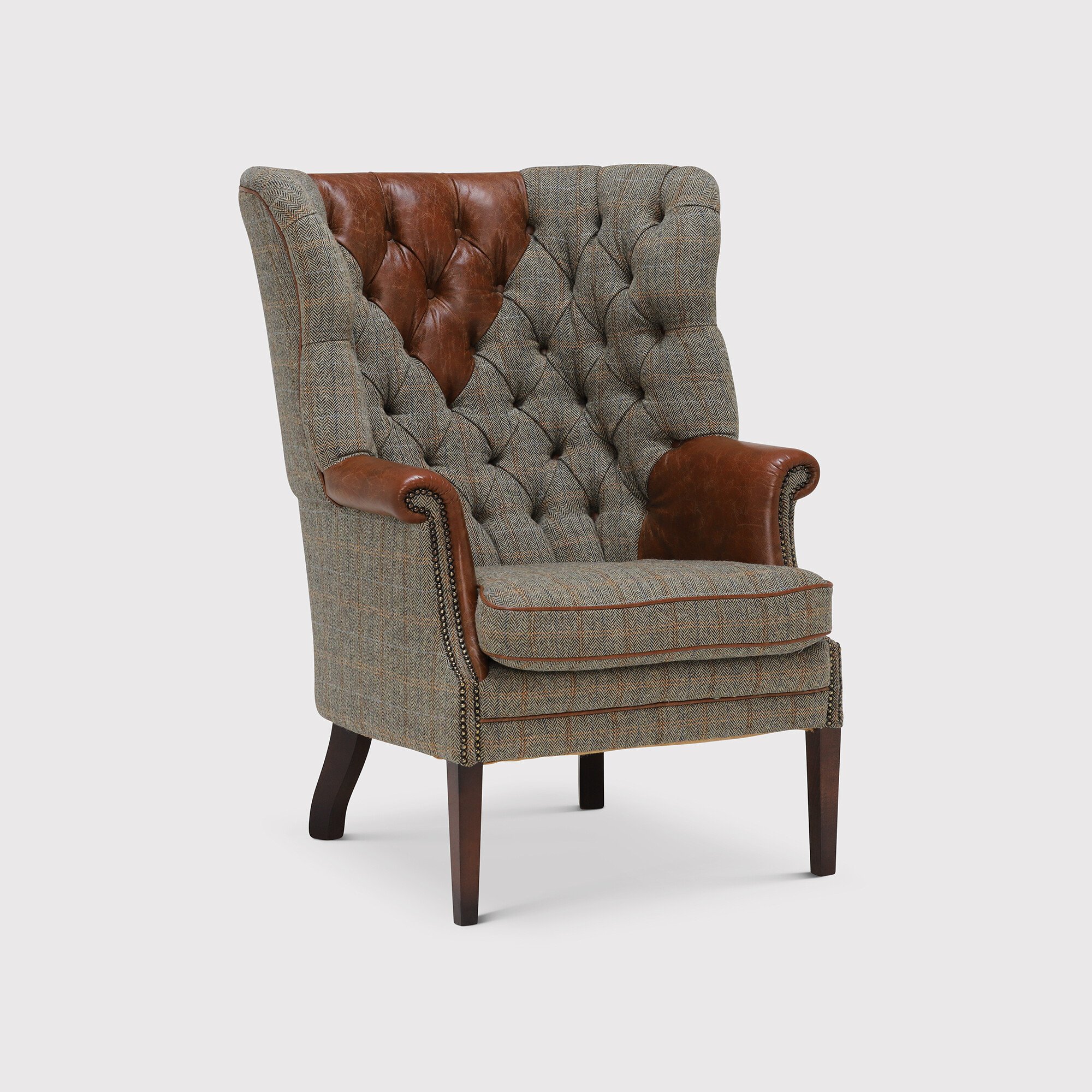 Tetrad Harris Tweed Mackenzie Wing Chair Fabric | Barker & Stonehouse