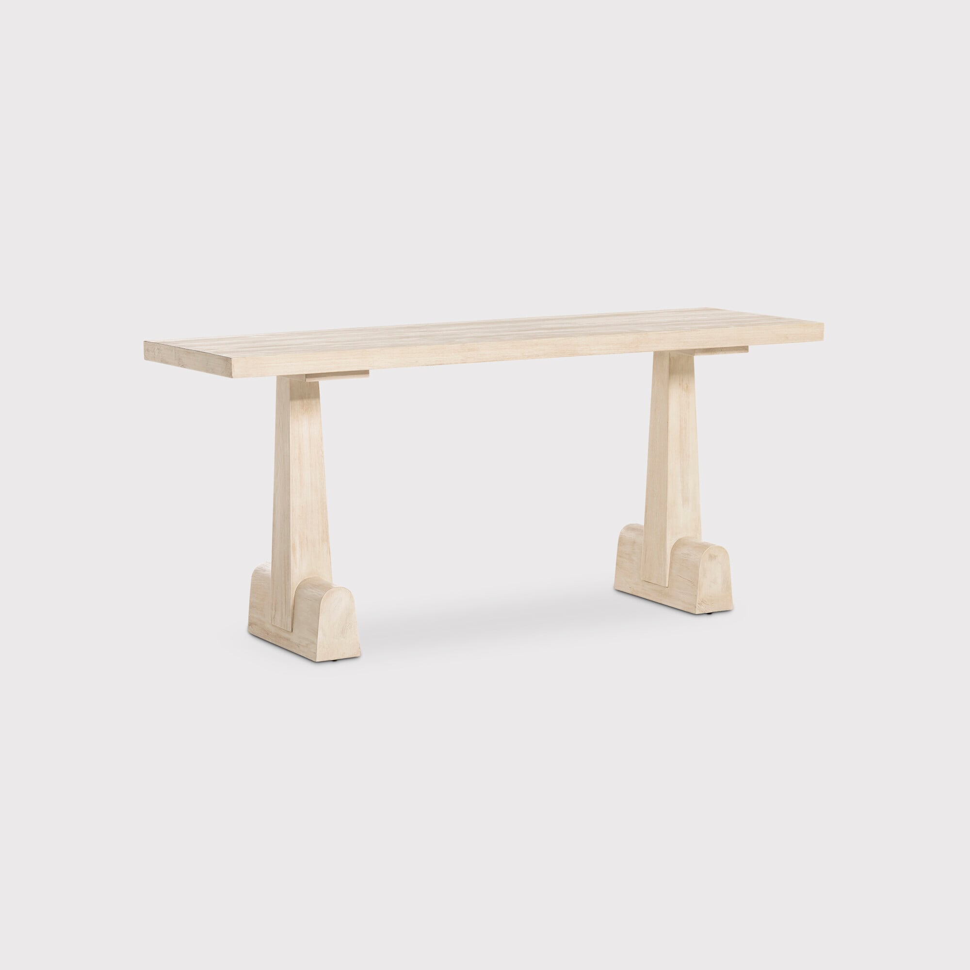 View Haverton console table 170x55x76cm in white wood View Haverton console table 170x55x76cm in white wood