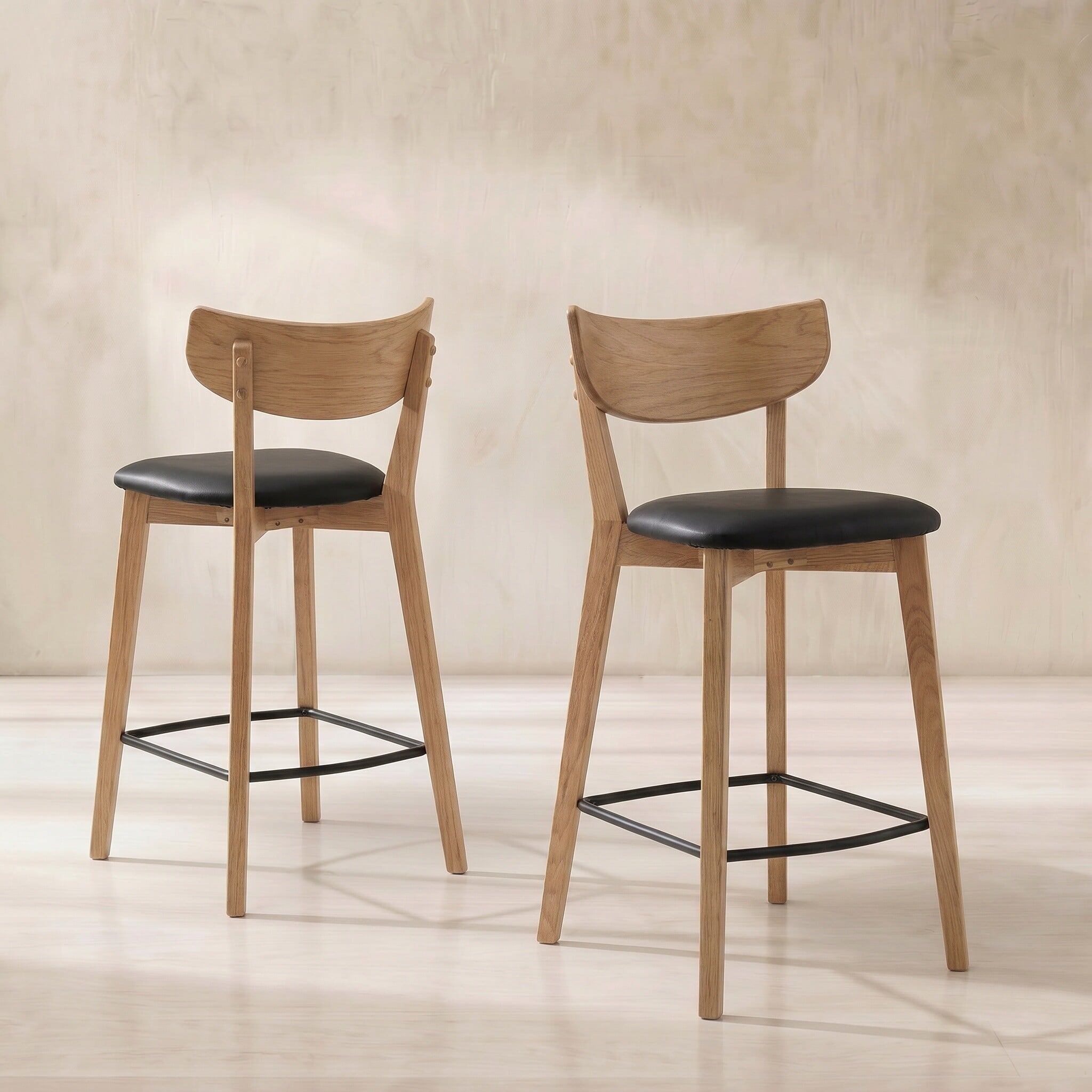 Jessa counter stool in brown