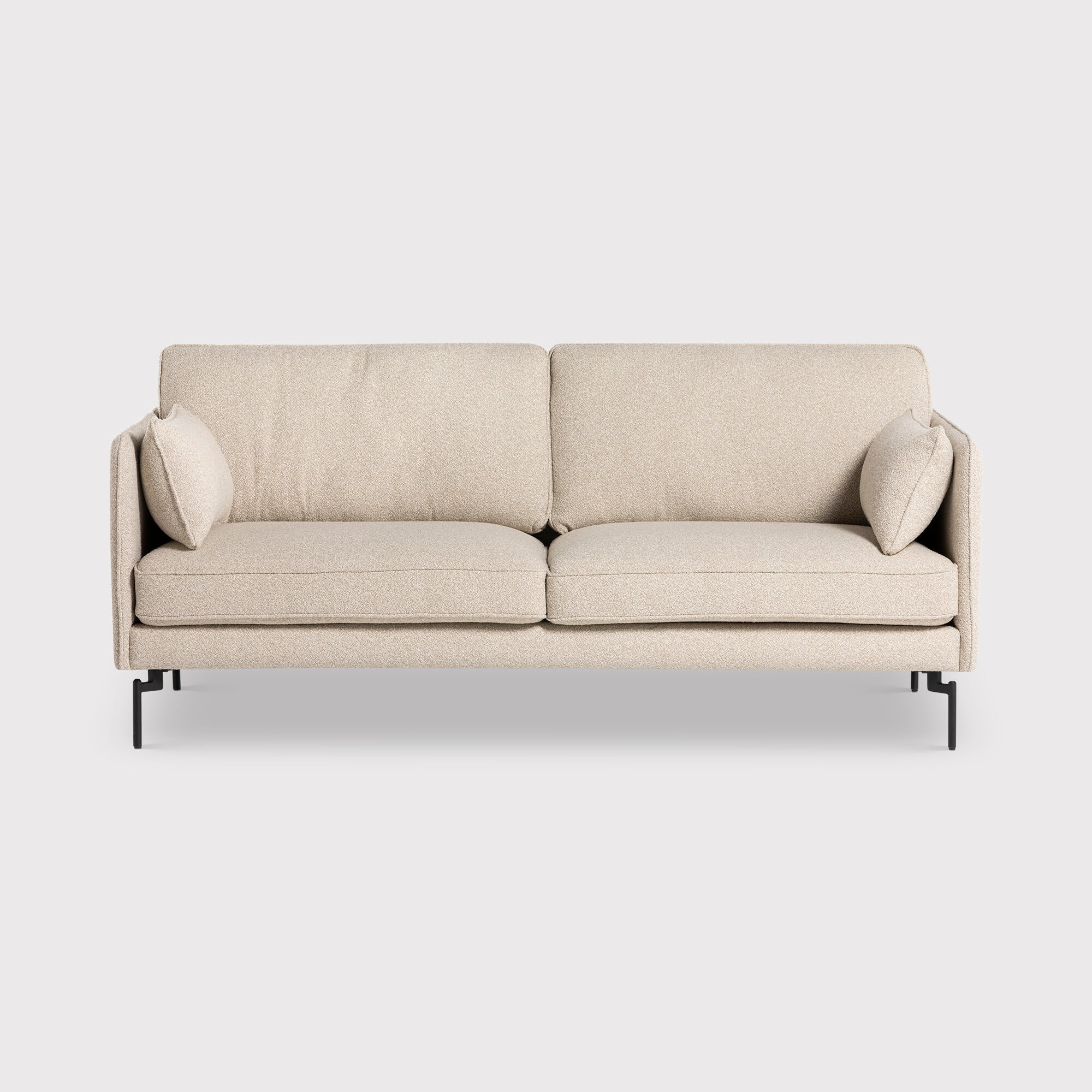 View Juneau 2.5 seater sofa in grey fabric View Juneau 2.5 seater sofa in grey fabric