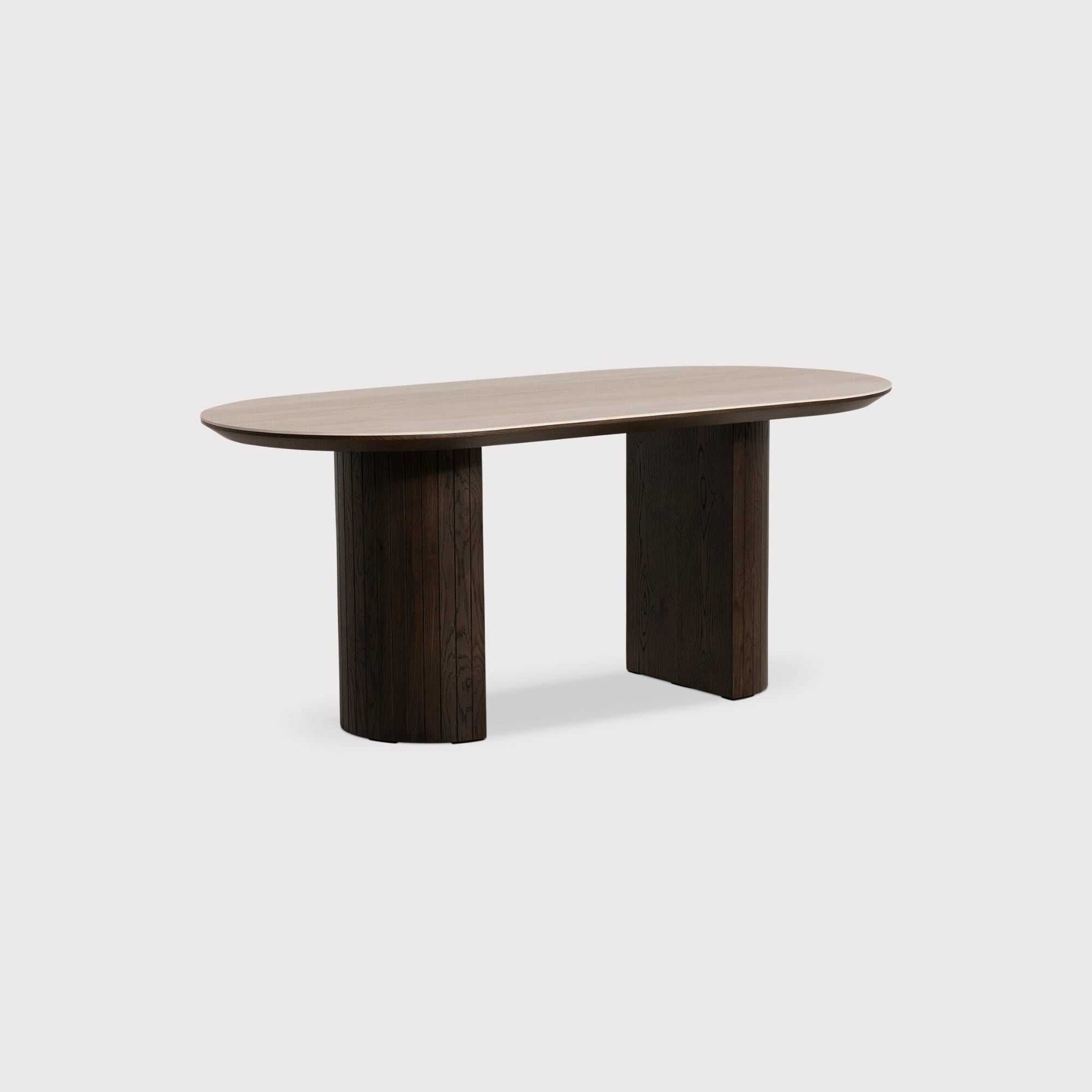 180cm Kita fixed dining table in round in wood 180cm