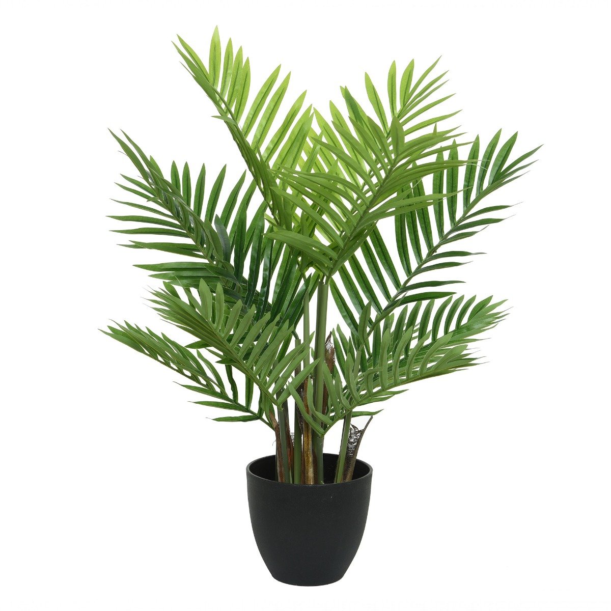Potted Faux Palm Tree, Green Plastic | Barker & Stonehouse