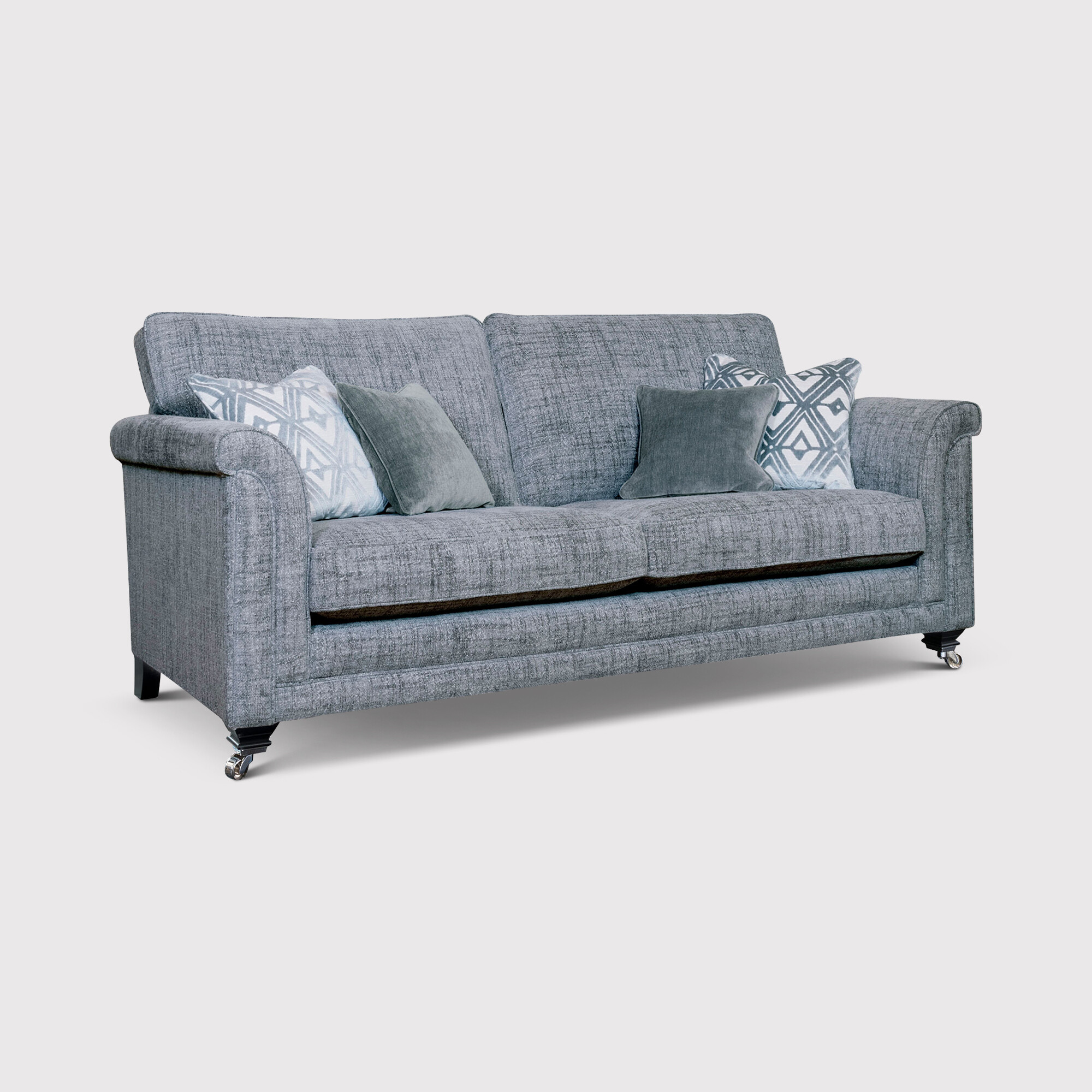Kentwell Grand Sofa, Grey Fabric | Barker & Stonehouse