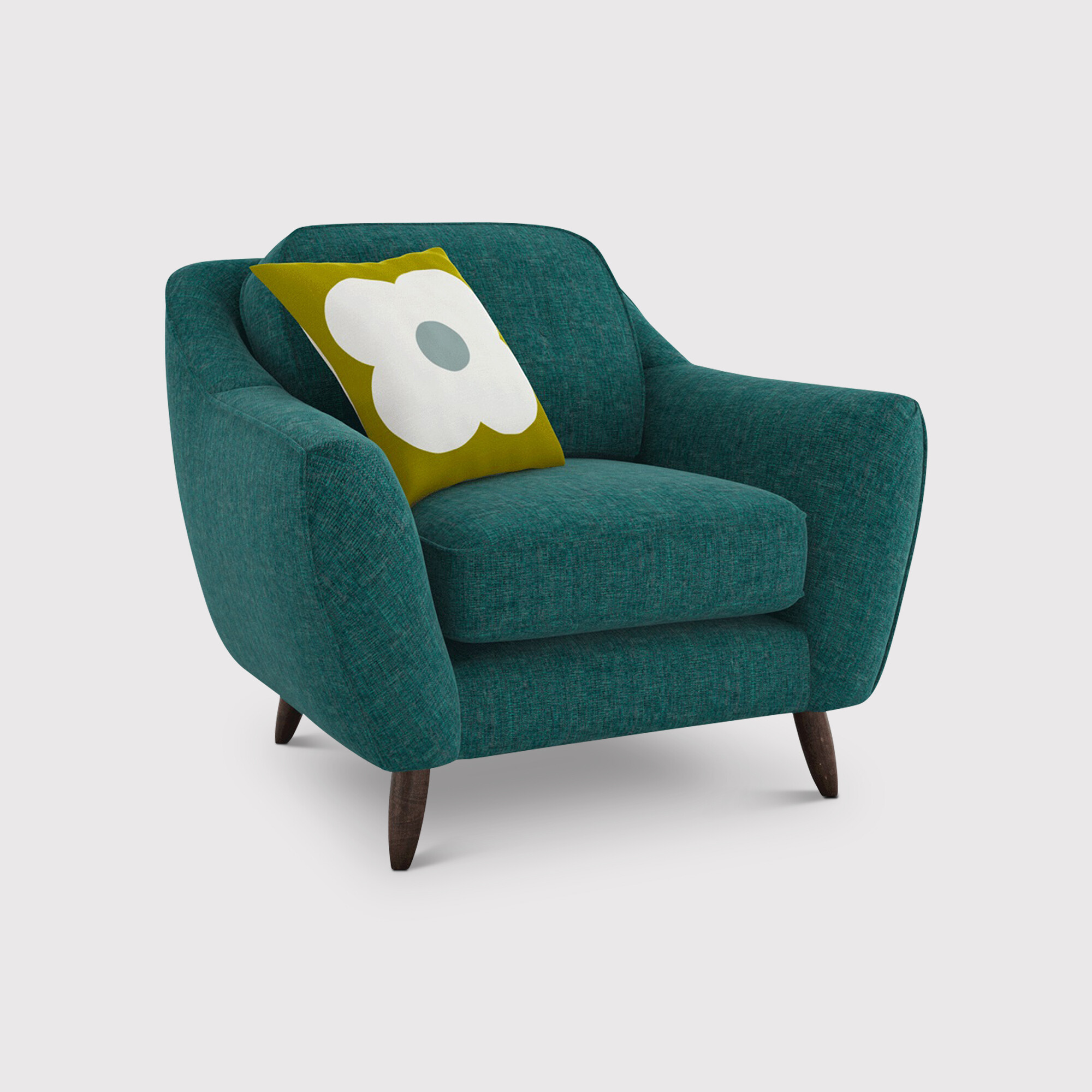 Orla Kiely Laurel Armchair, Green Fabric | Barker & Stonehouse