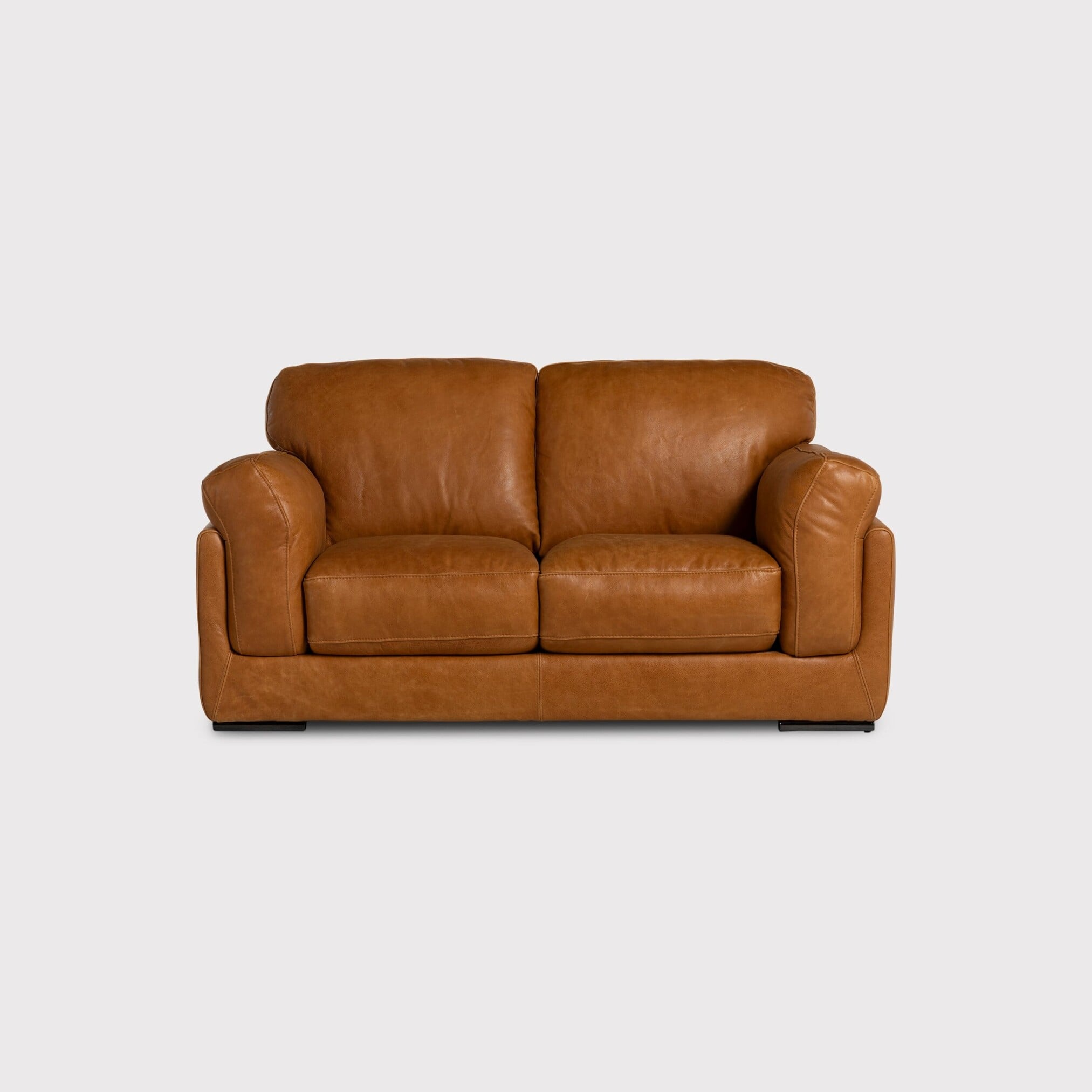 Ledbury 2 seater sofa in brown leather
