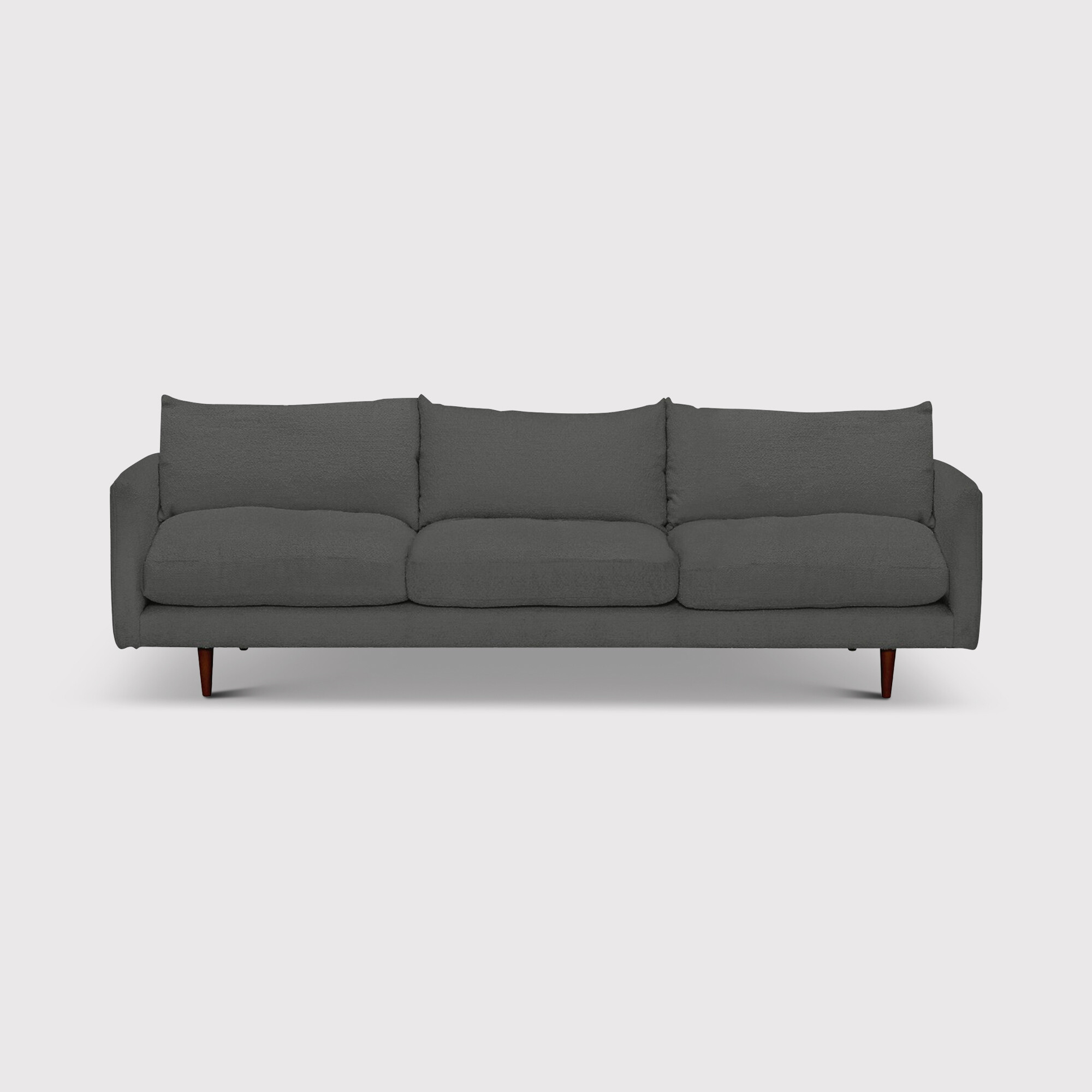 Levico Extra Large Boucle Sofa, Grey Fabric | Barker & Stonehouse thumbnail