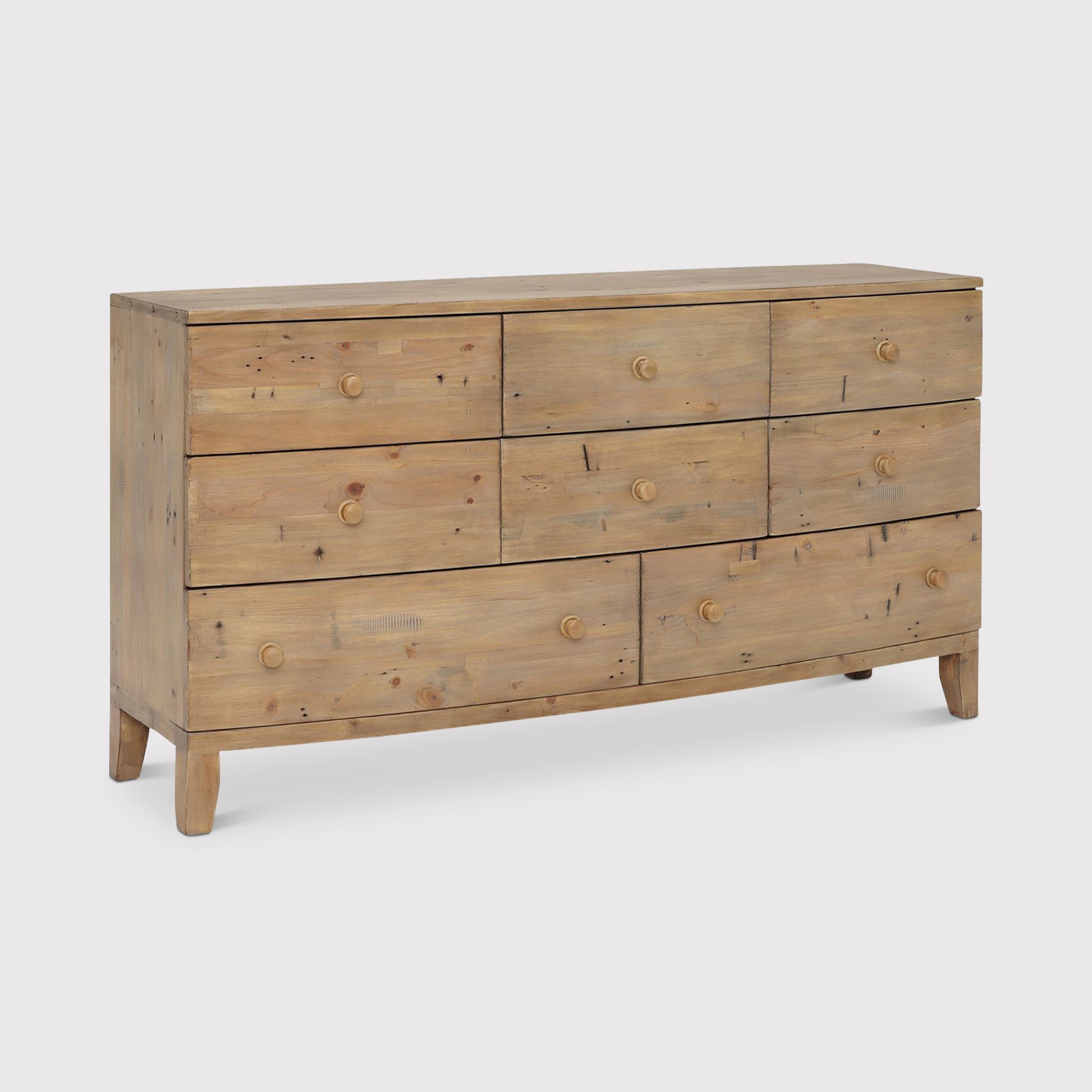 Lewes 8 Drawer Dresser Cabinet, Brown | Barker & Stonehouse