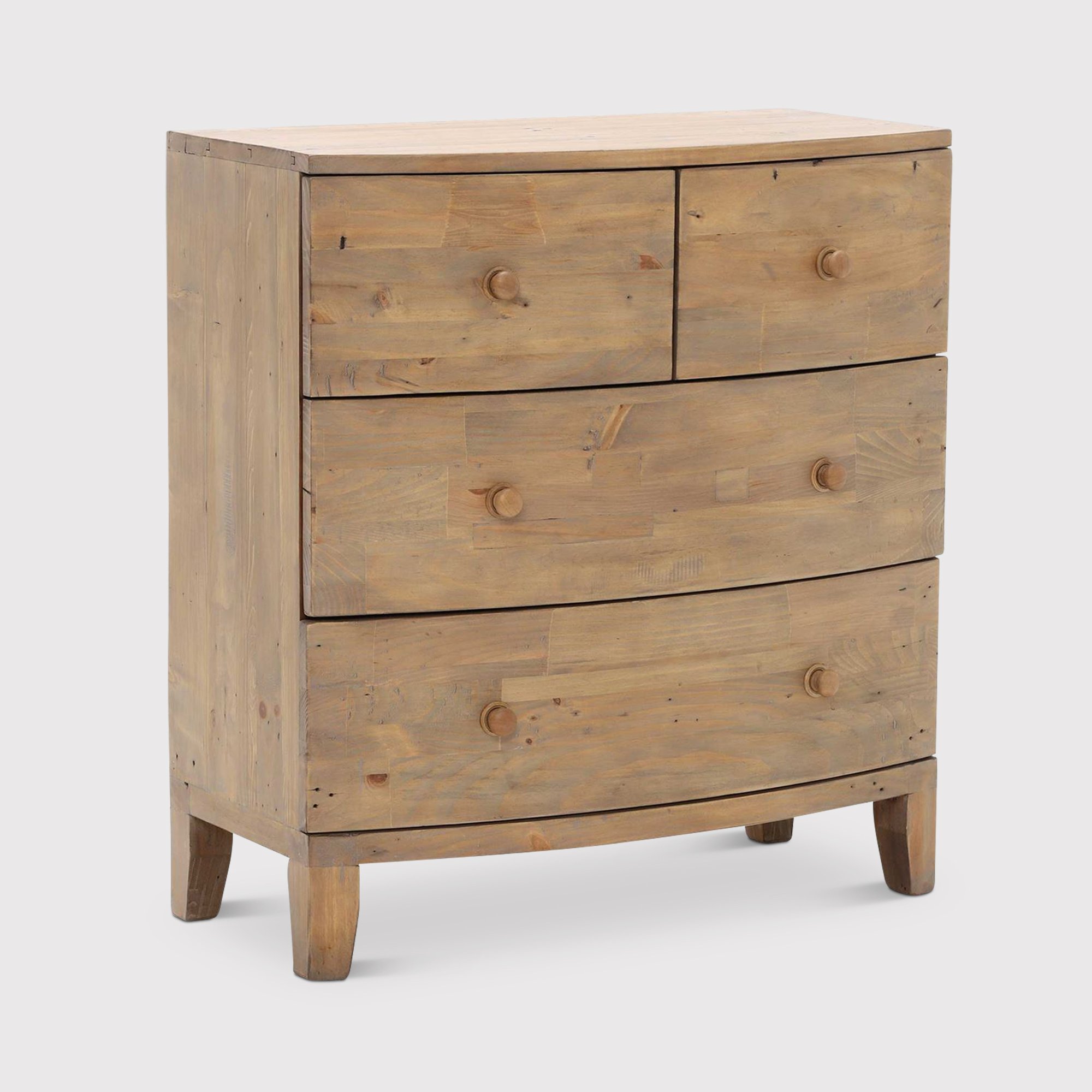 Lewes 4 Drawer Chest, Brown | Barker & Stonehouse