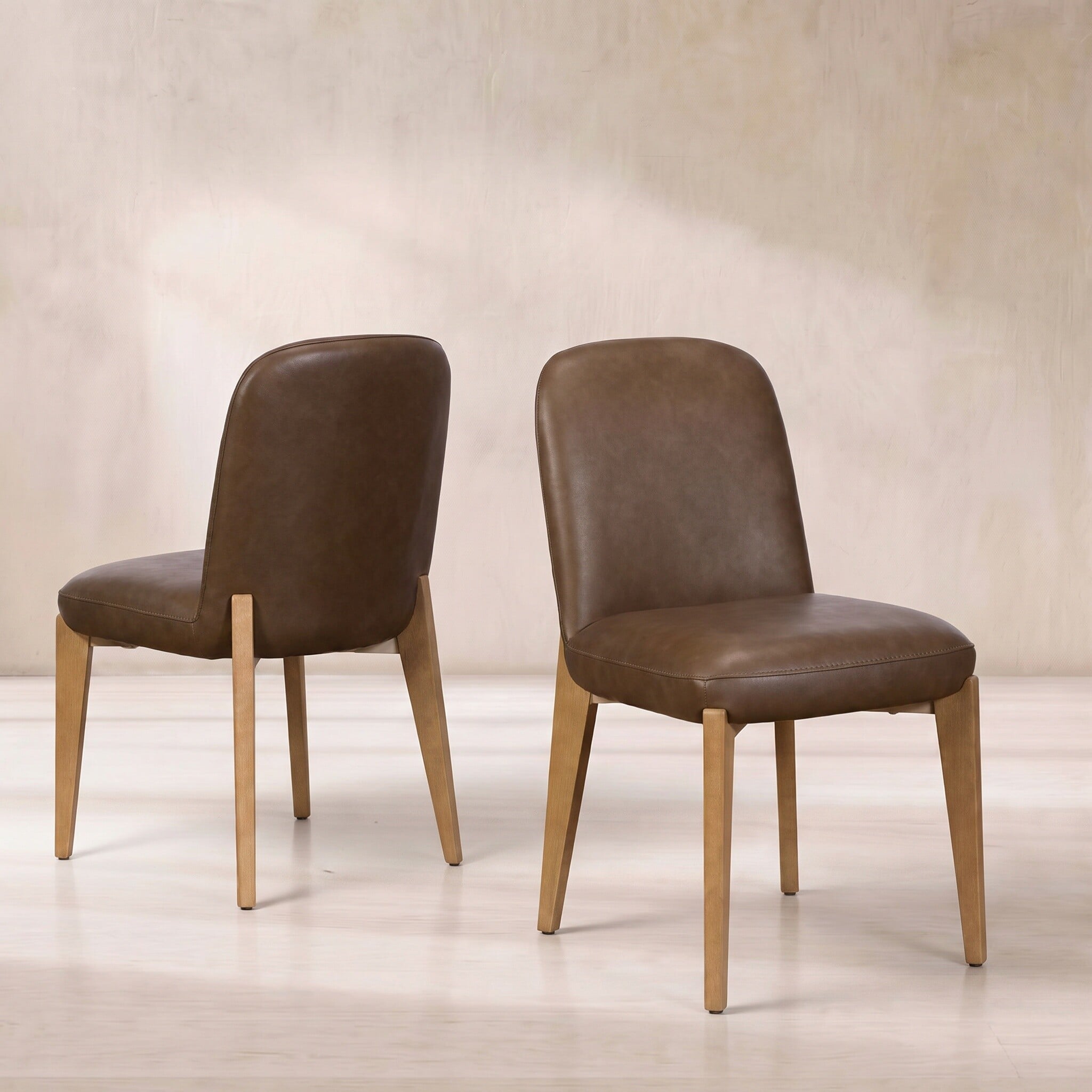 Logan dining chair in brown