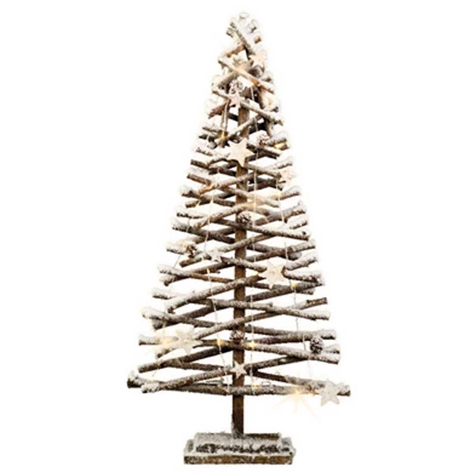 LED STAR TREE, Neutral Rattan | Barker & Stonehouse thumbnail