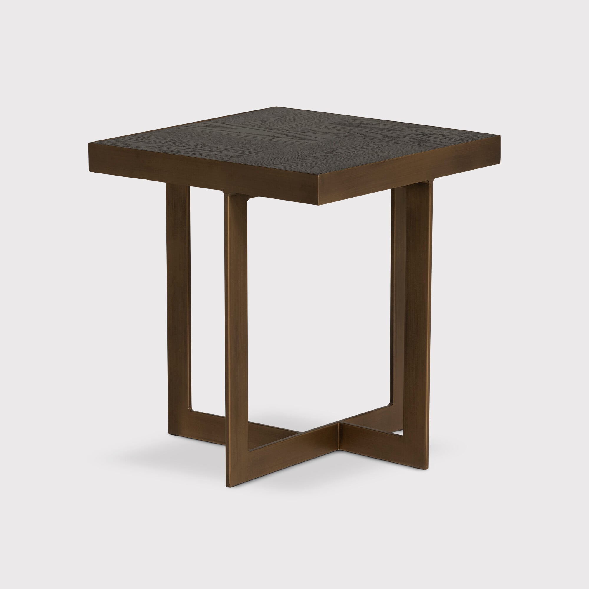 View Lysa end table in brown oak View Lysa end table in brown oak