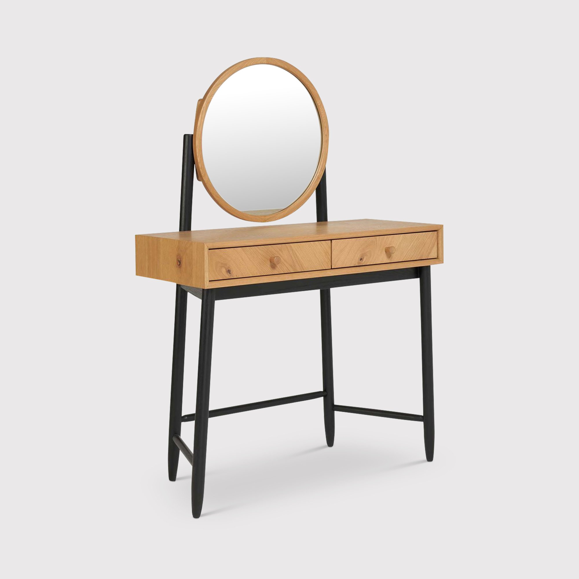 Ercol Monza Dressing Table, Brown | Barker & Stonehouse