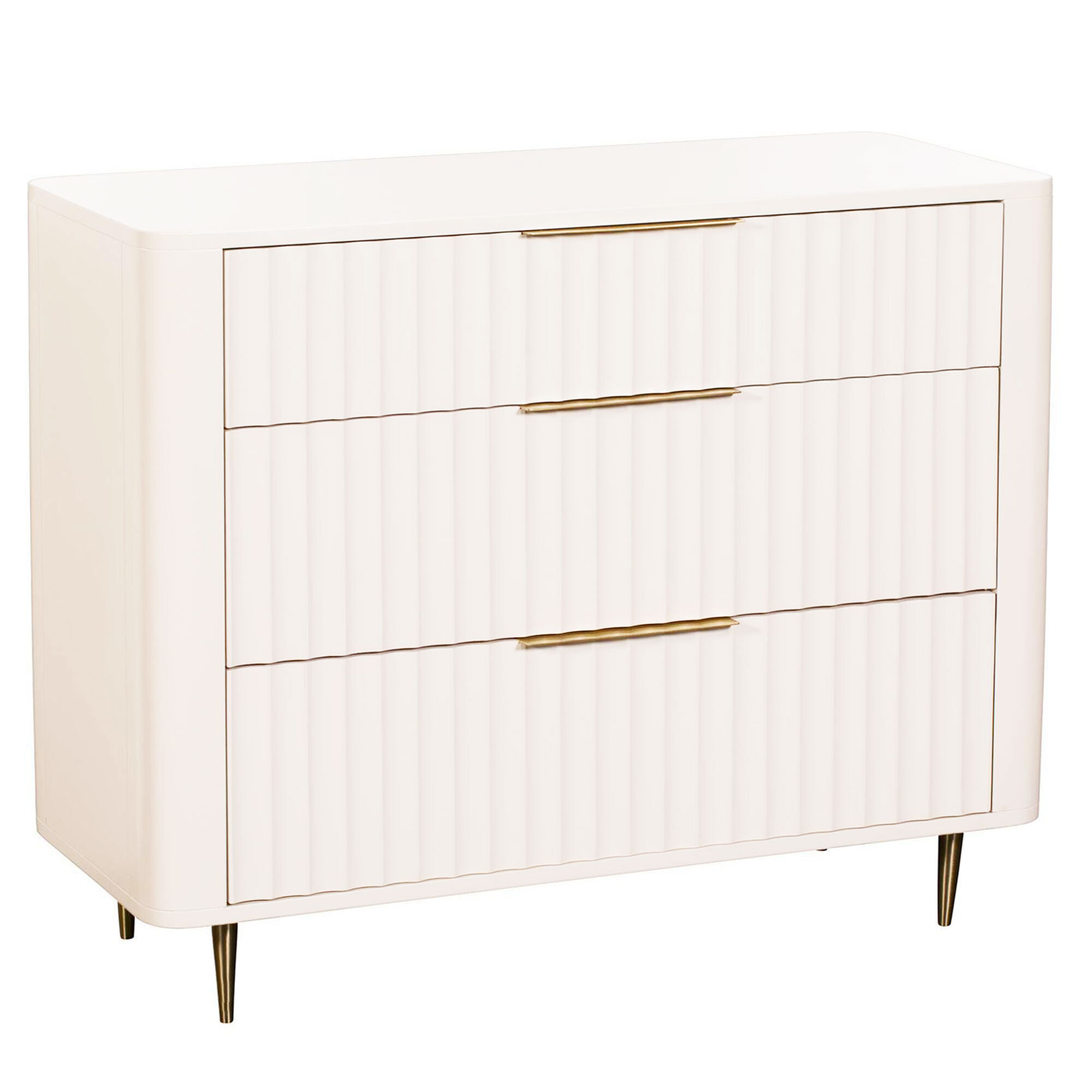 Lucia 3 Drawer Chest, Neutral | Barker & Stonehouse