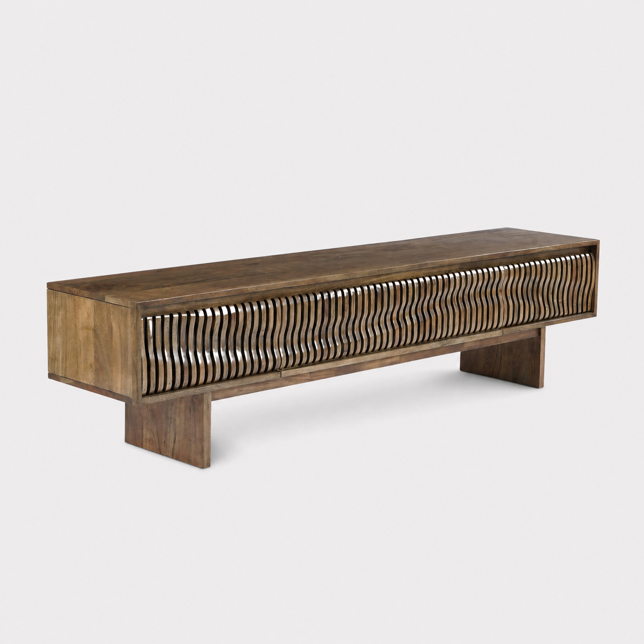 View Mandello media unit 145cmx37.5cmx 45cm in acacia wood View Mandello media unit 145cmx37.5cmx 45cm in acacia wood
