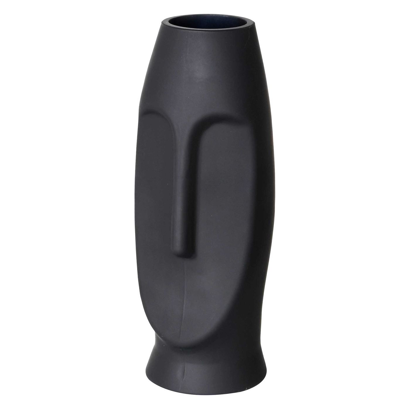 Matt Face Vase, Black | Barker & Stonehouse