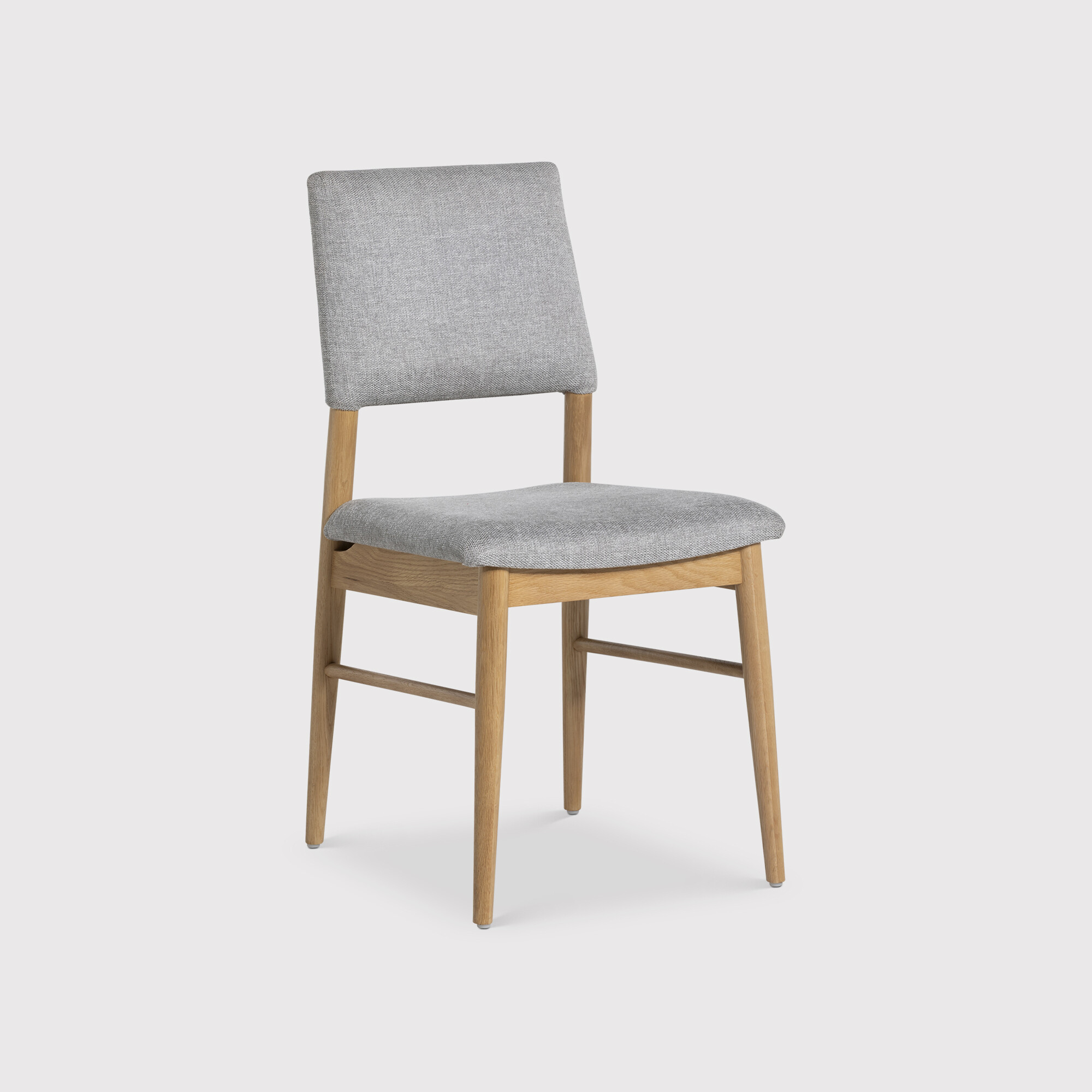 Maddison Upholstered Dining Chair, Grey Fabric | Barker & Stonehouse Maddison Upholstered Dining Chair, Grey Fabric | Barker & Stonehouse