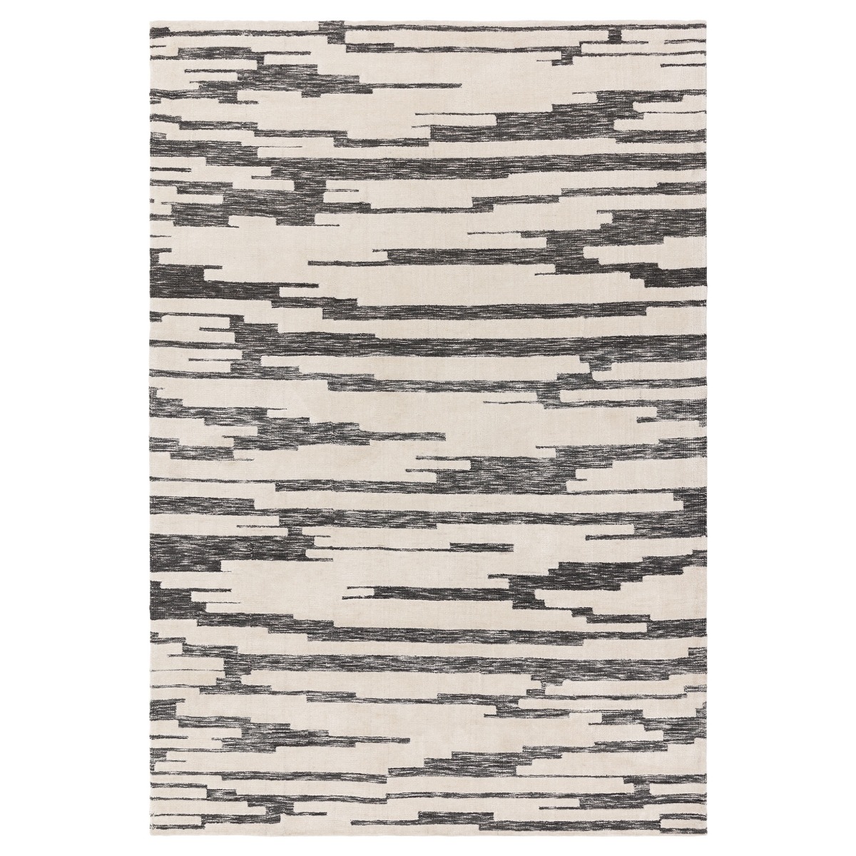 Monochrome Etch 120x170cm Rug, Square | W120cm | Barker & Stonehouse