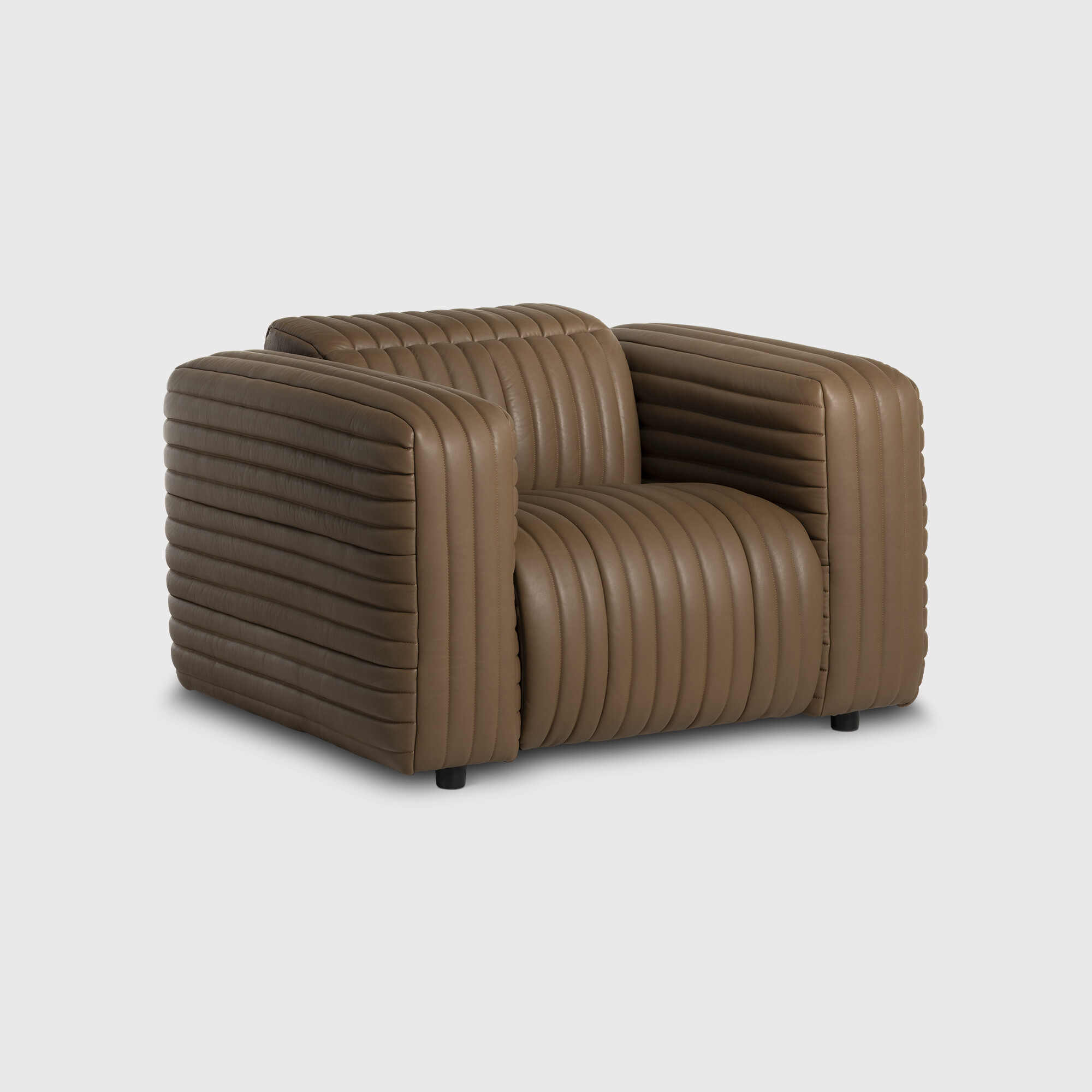 Montara Snuggler With Recliner Recliner Sofa, Brown | Barker & Stonehouse