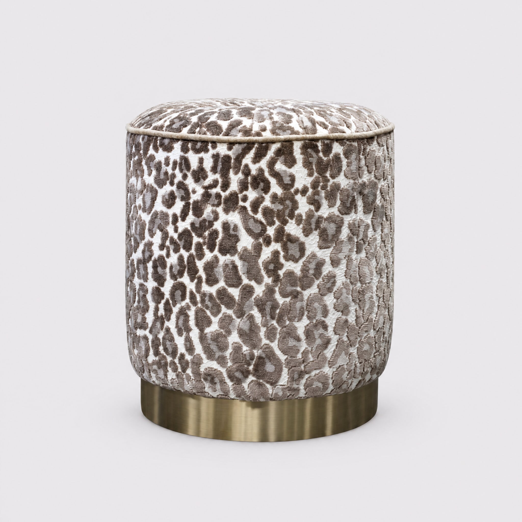 View Monaco small round stool fabric
