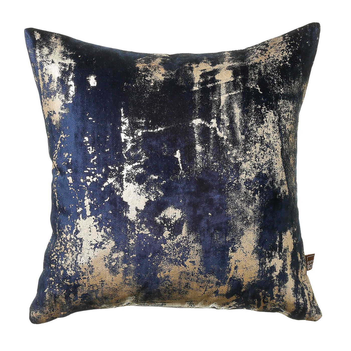 Gold outlet navy cushion