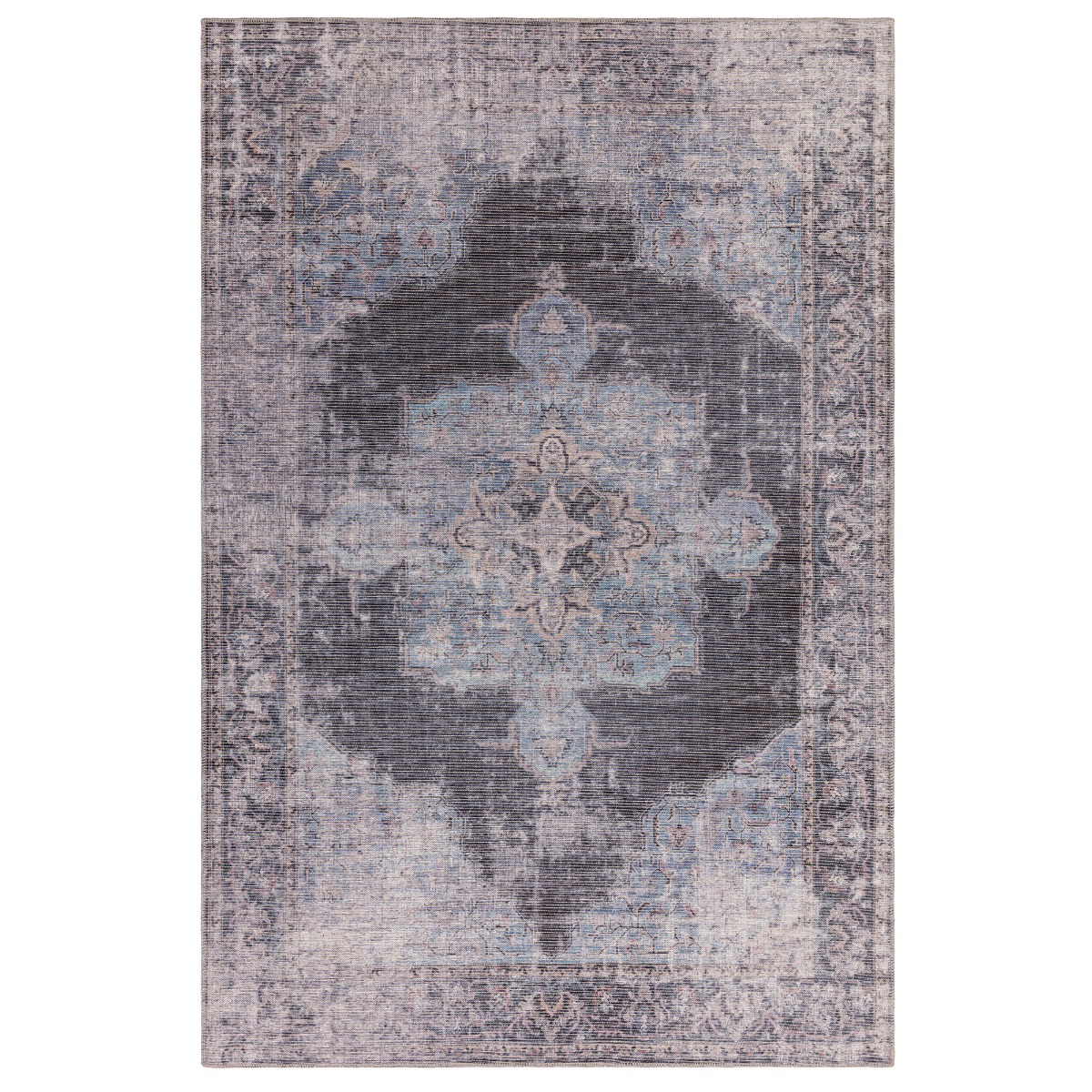 Myla Roya 120x170cm Rug, Square, Grey | W120cm | Barker & Stonehouse