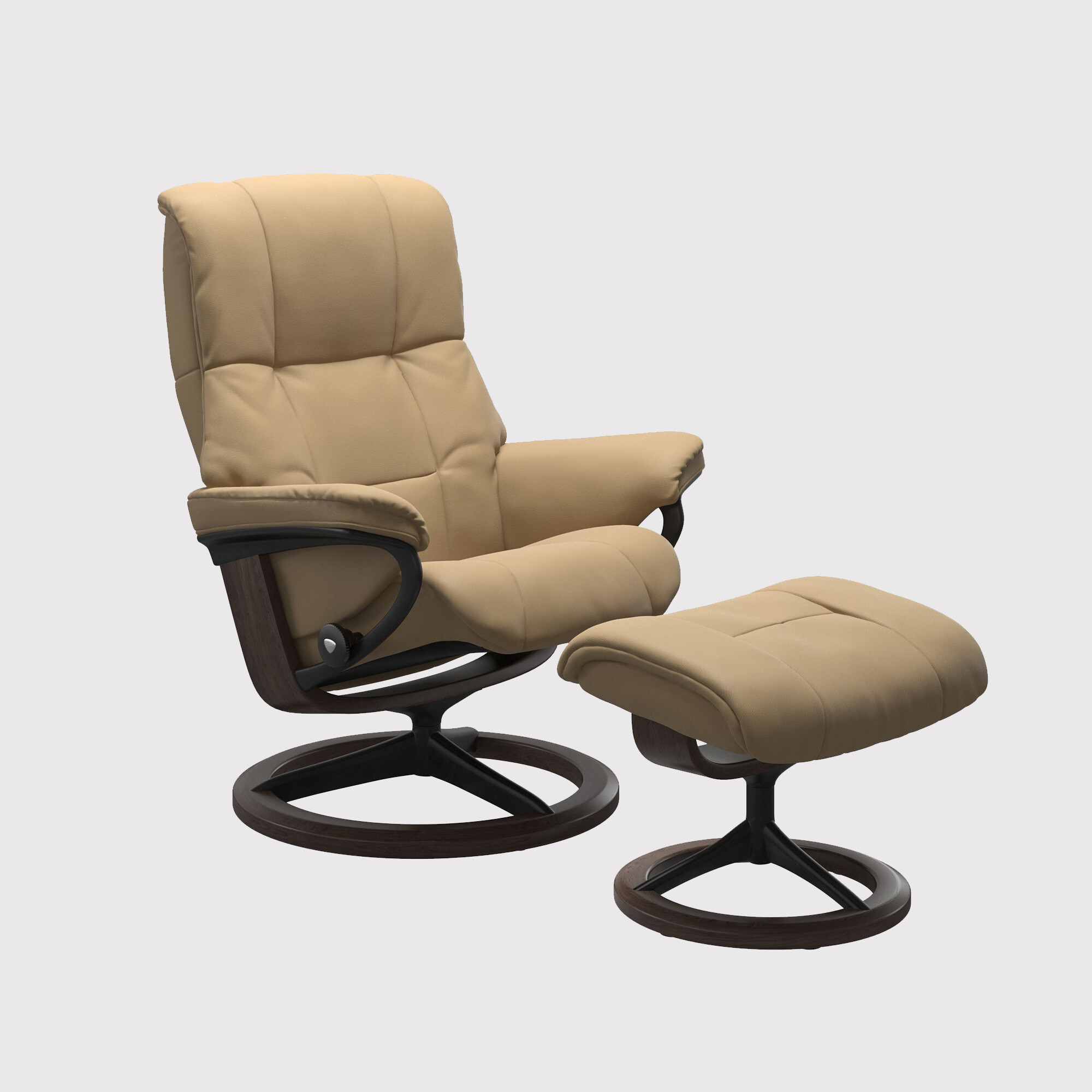 5545 Mayfair Small Signature Leather Recliner Armchair and