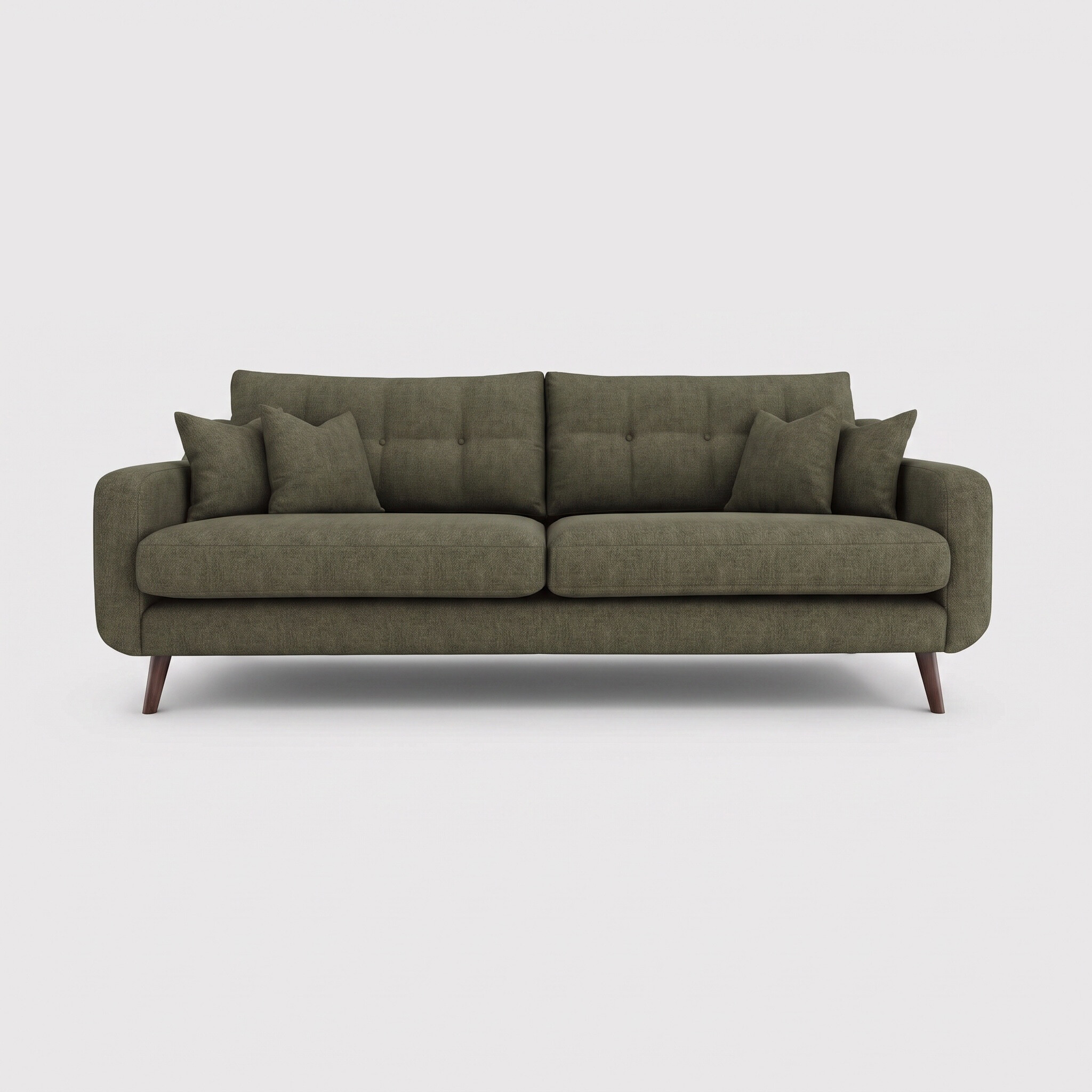 Myers extra large sofa in green fabric