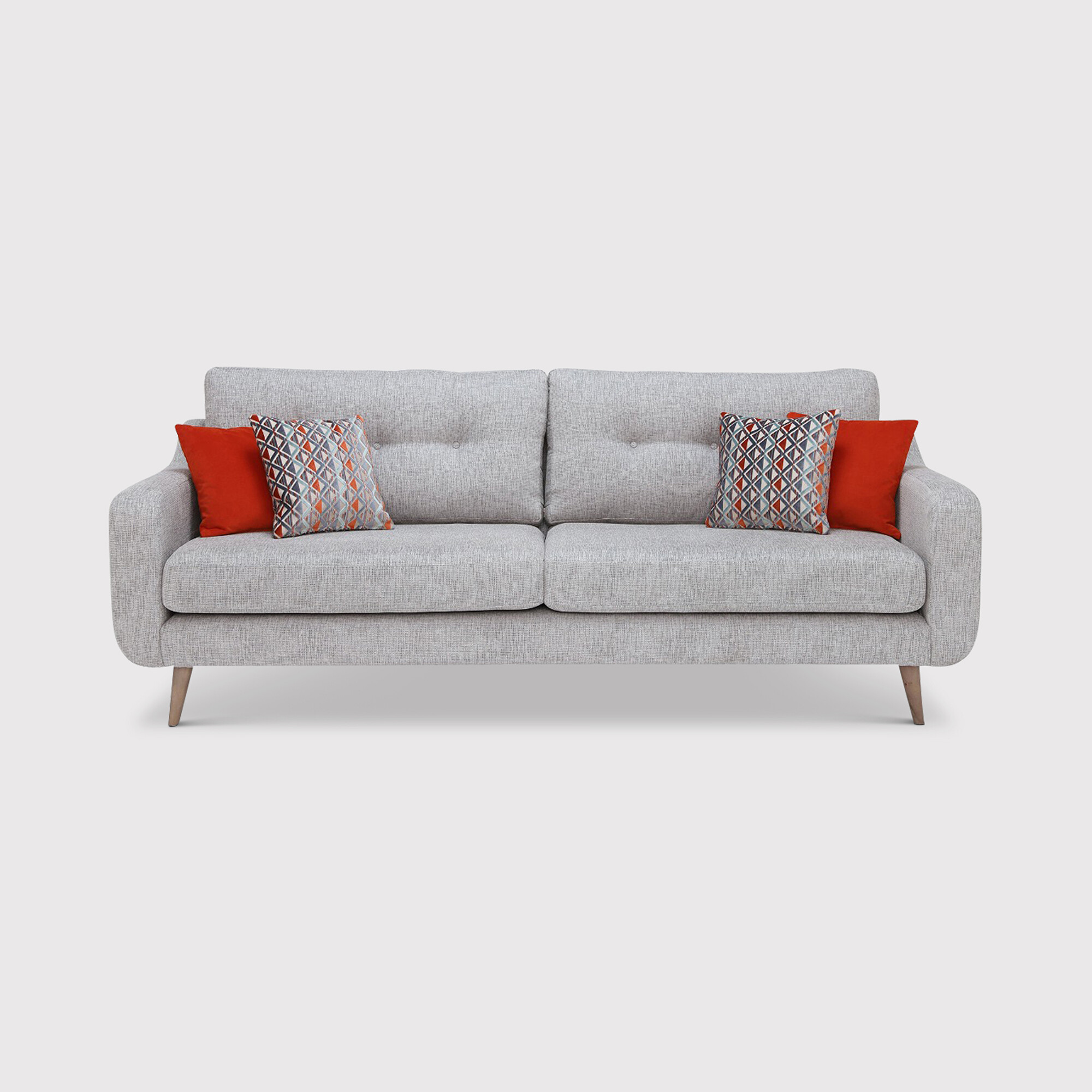 Myers Extra Large Sofa, Silver Fabric | Barker & Stonehouse
