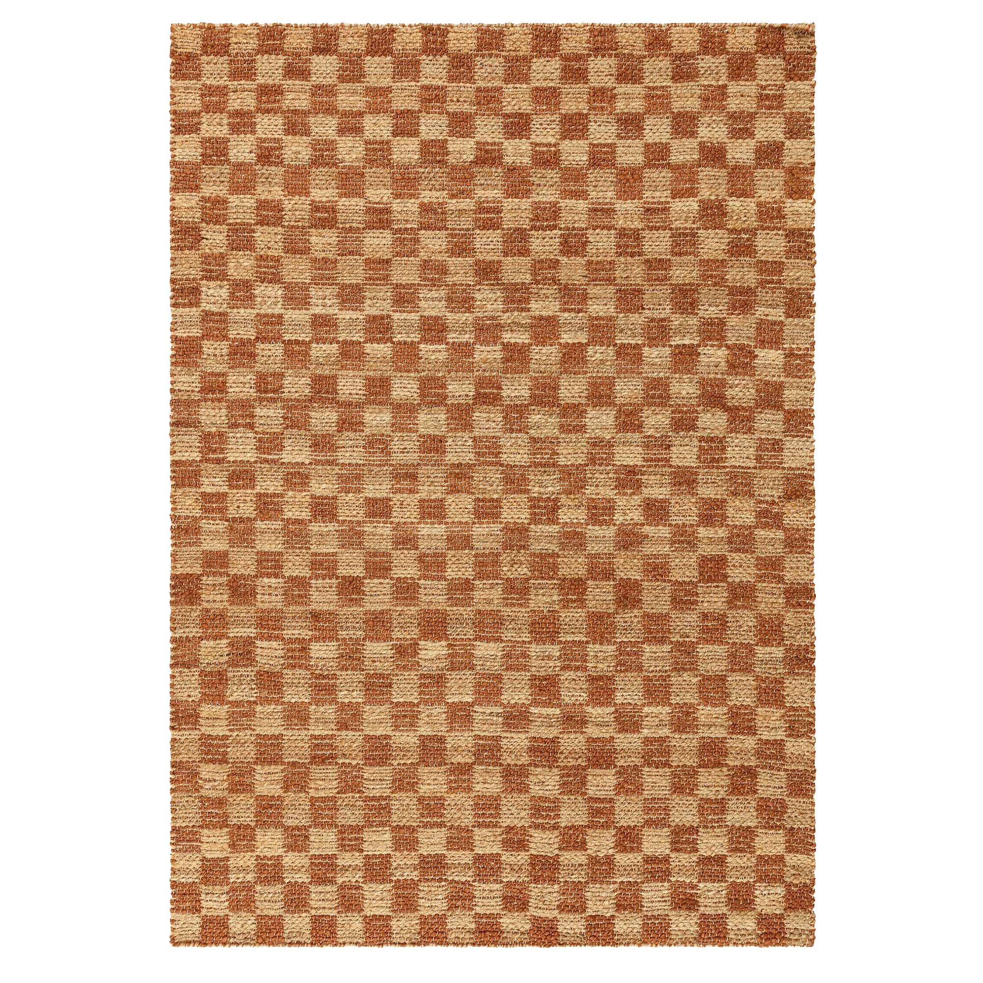 Avara Rust 160x230cm Rug, Square, Orange | Barker & Stonehouse Avara Rust 160x230cm Rug, Square, Orange | Barker & Stonehouse