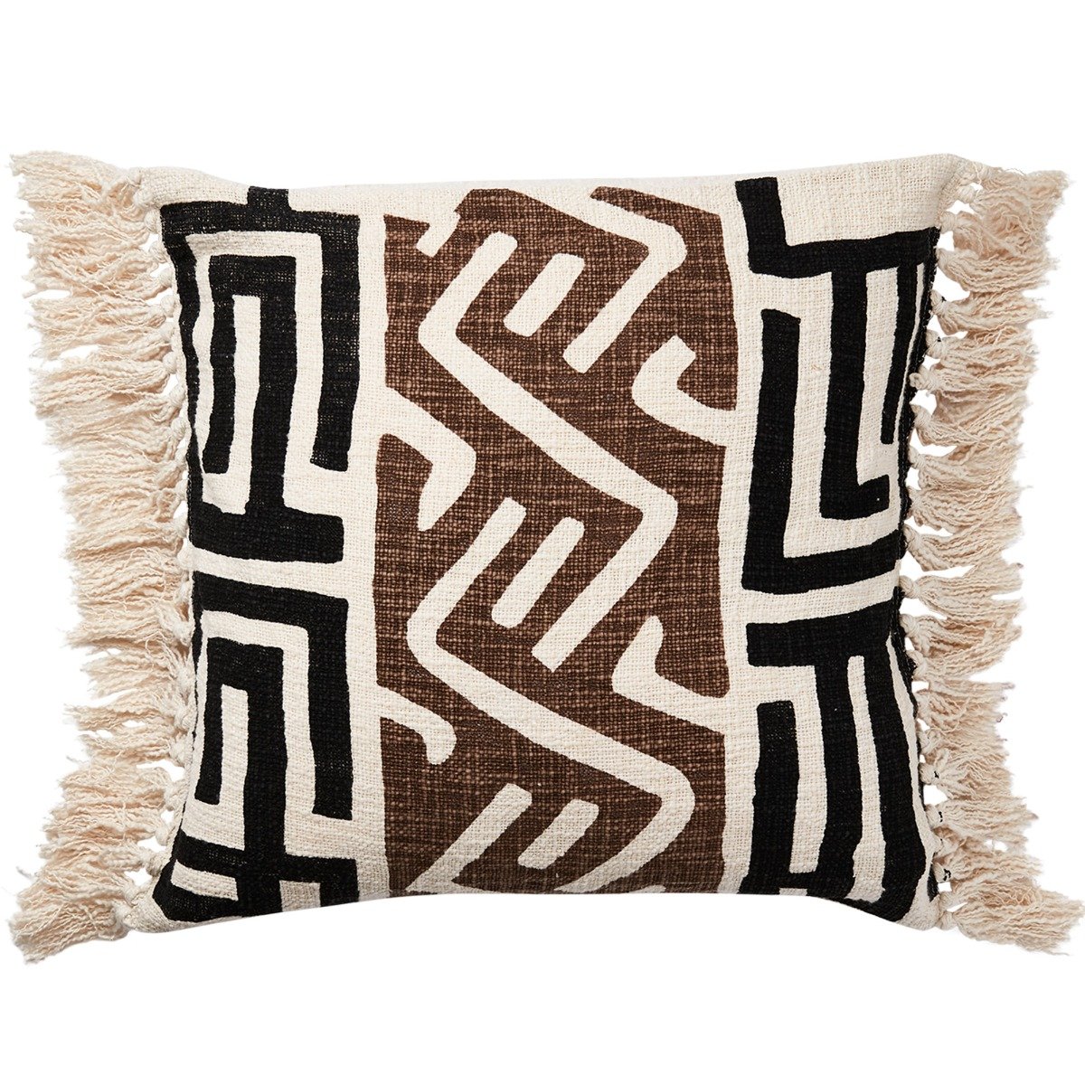 Natural Aztec Cushion, Square | Barker & Stonehouse