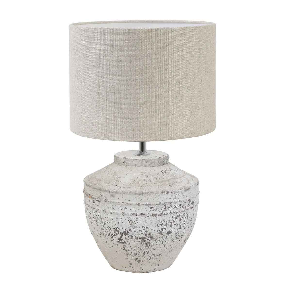 Natural Ceramic Table Lamp, Neutral | Barker & Stonehouse