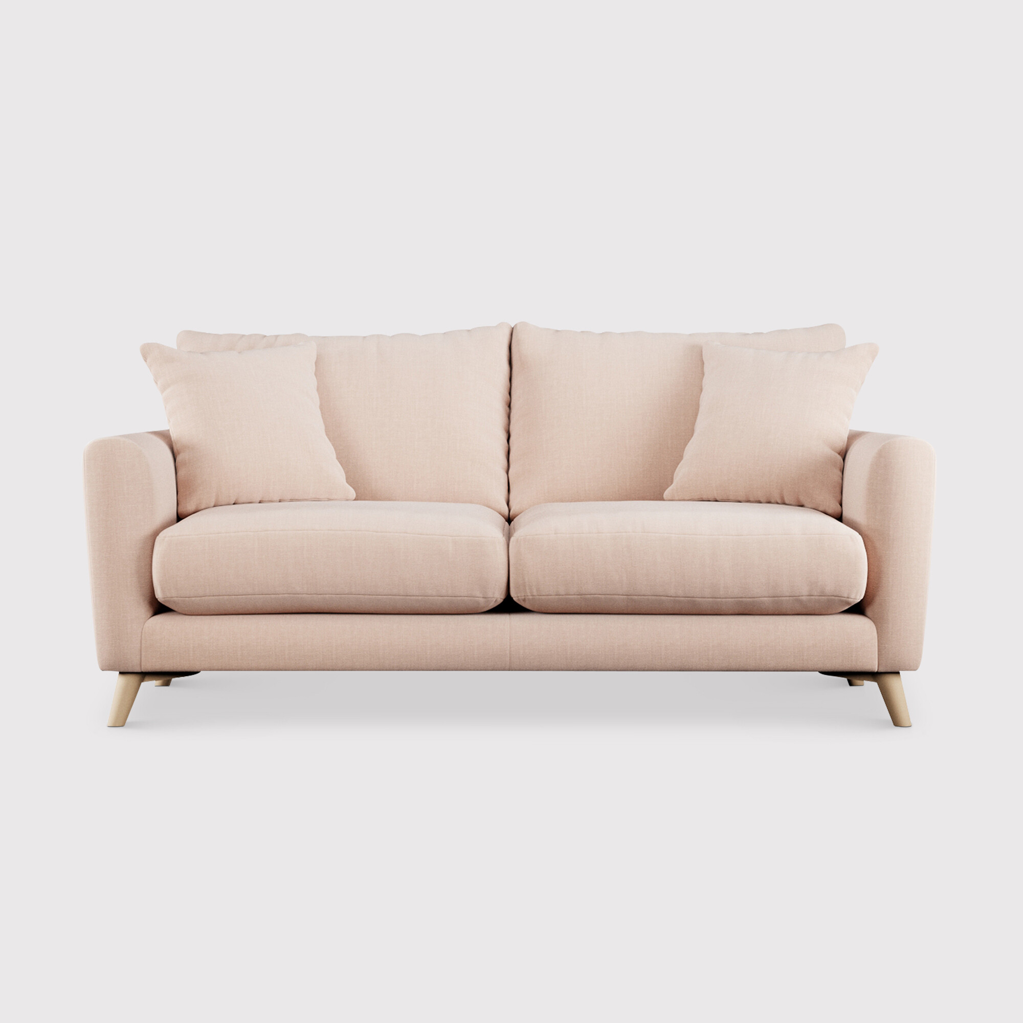 Newberry 3 Seater Sofa, Pink Fabric | Barker & Stonehouse