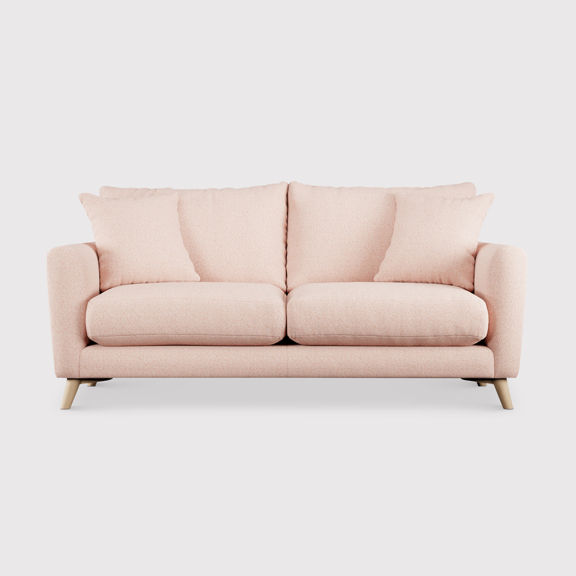 Newberry 3 Seater Sofa, Pink Fabric | Barker & Stonehouse