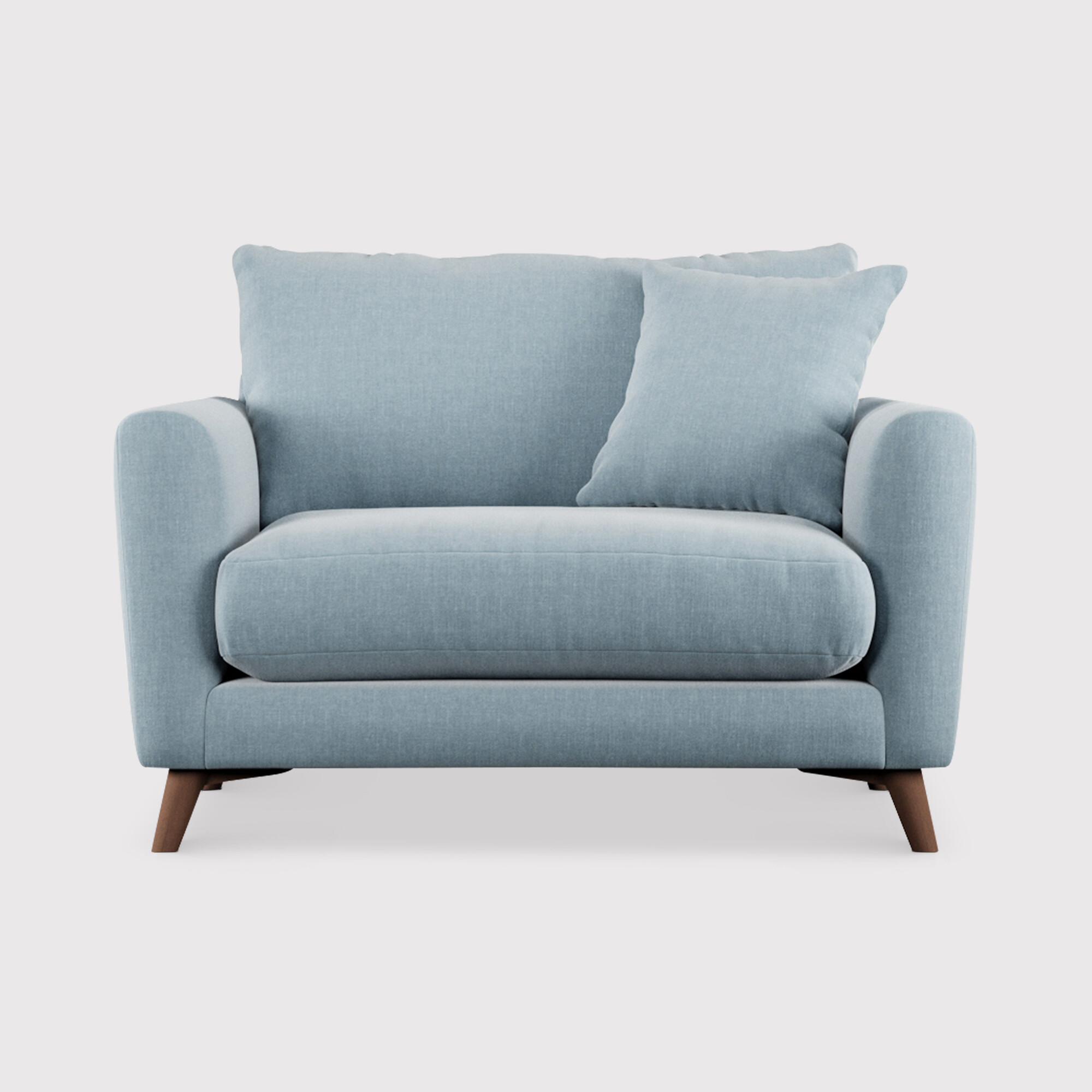 Newberry Snuggler, Blue Fabric | Barker & Stonehouse