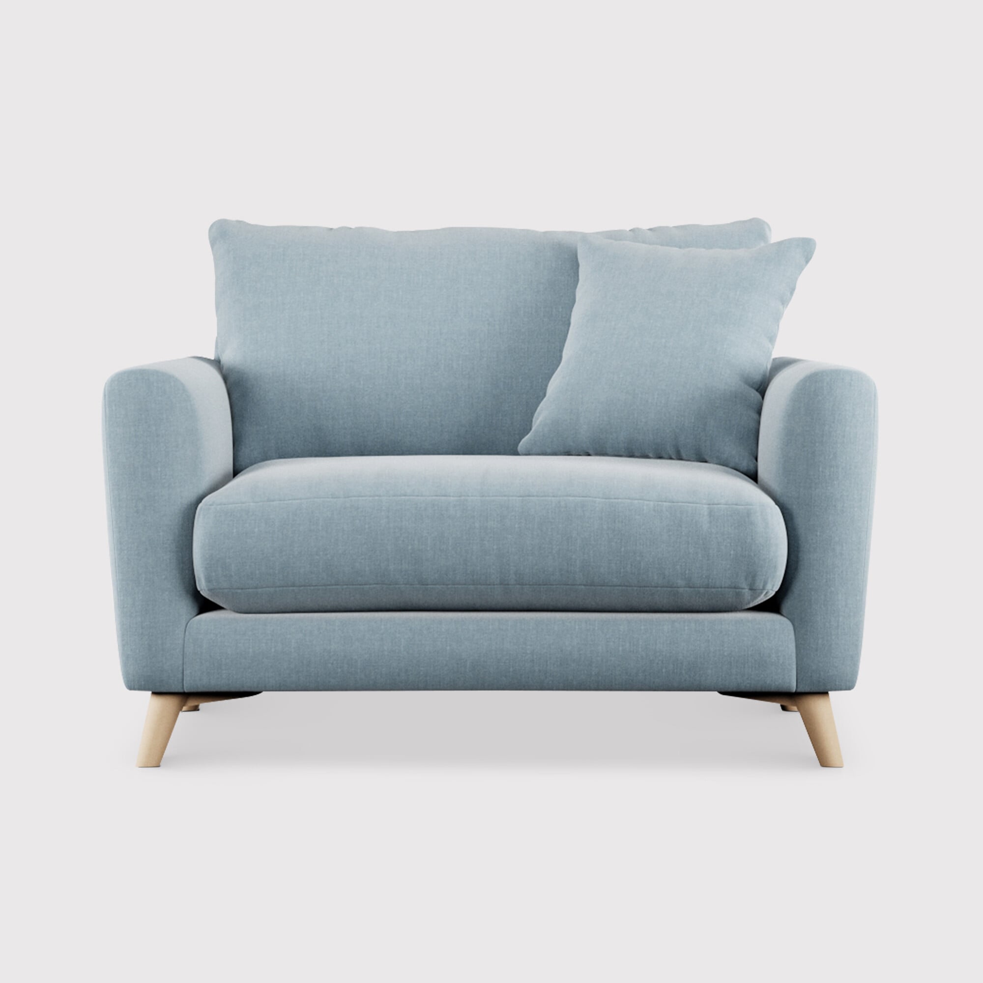 Newberry Snuggler, Blue Fabric | Barker & Stonehouse