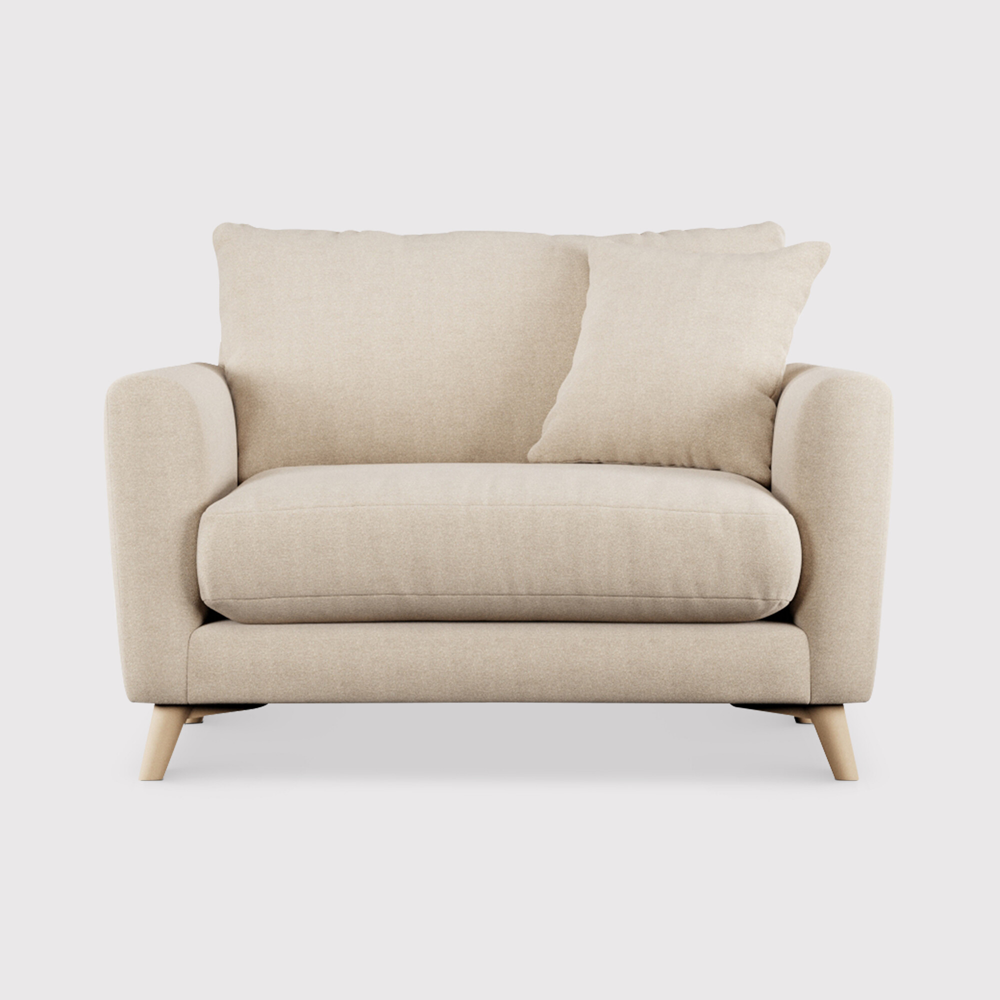 Newberry Snuggler, Neutral Fabric | Barker & Stonehouse