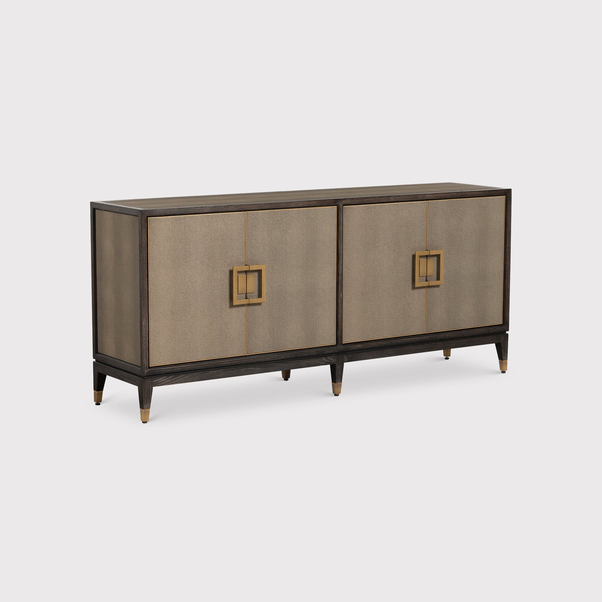 View Nerina 4 door sideboard in gold oak View Nerina 4 door sideboard in gold oak