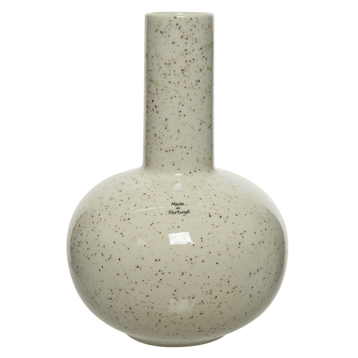 Natural Round Vase, Neutral | Barker & Stonehouse